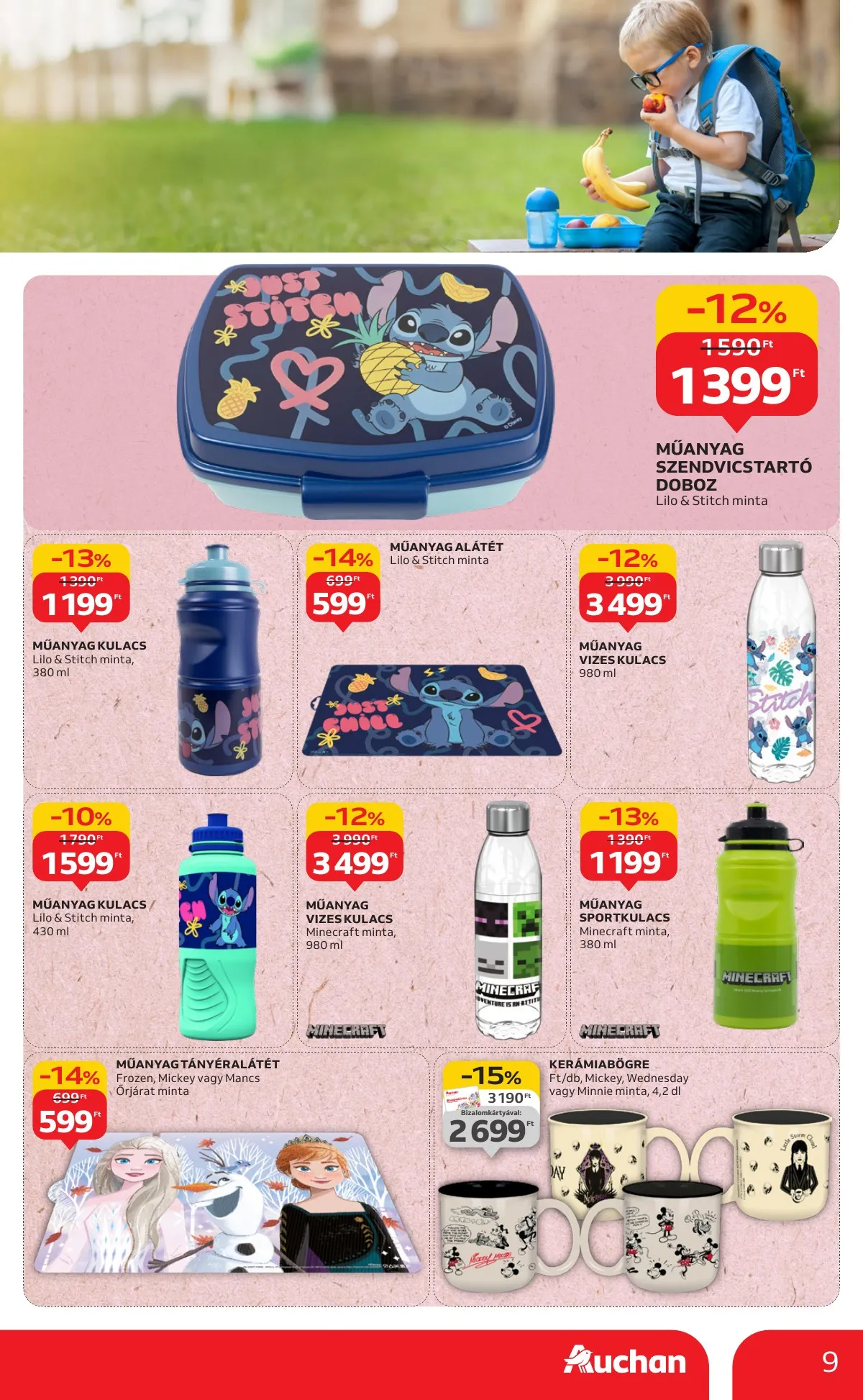 Auchan akciós újság Hipermarket Nyarvegi ajanlatok 08.21–09.03 – 9. oldal