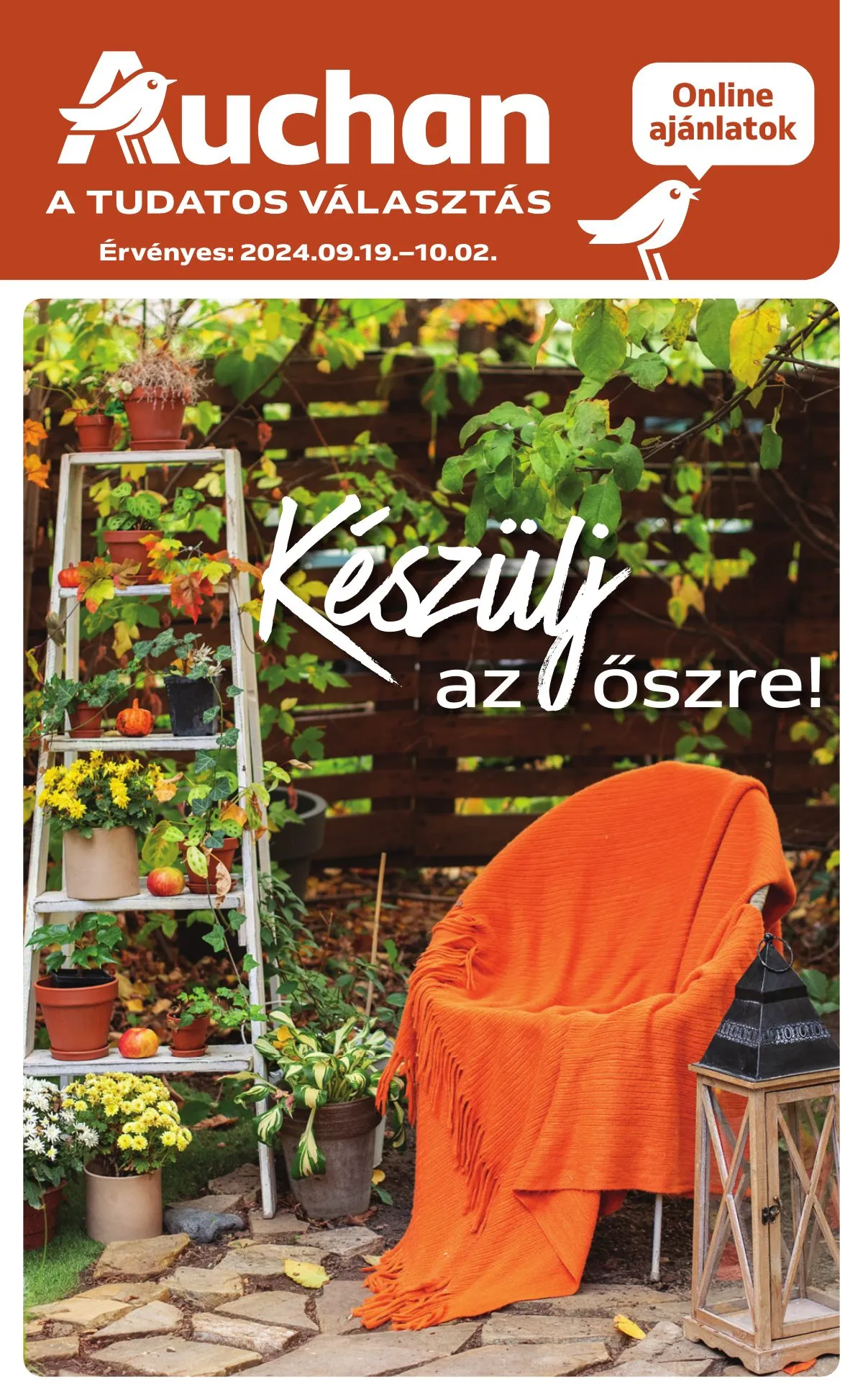 Auchan akciós újság Hipermarket őszi keszulodes 09.19–10.02