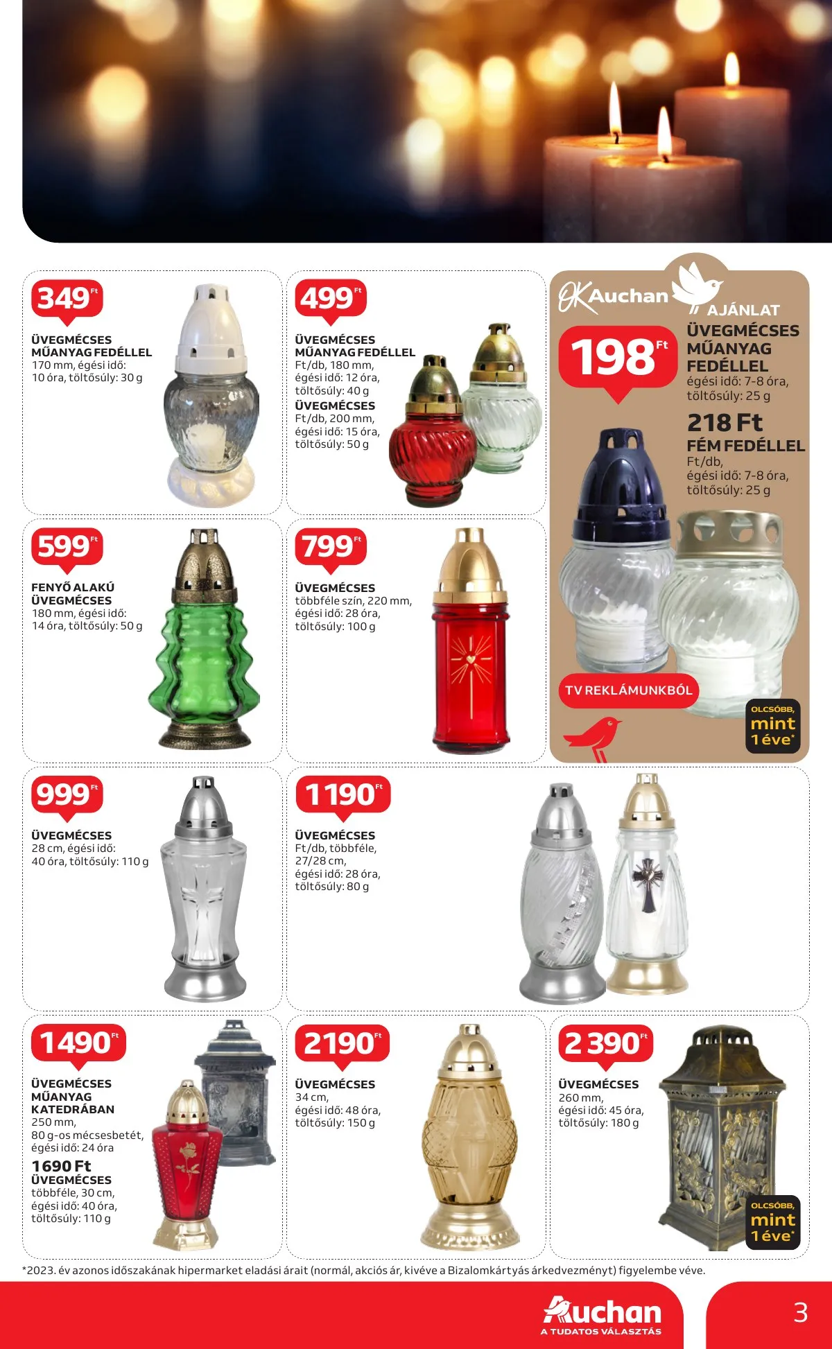 Auchan akciós újság Hipermarket őszi keszulodes 09.19–10.02 – 3. oldal