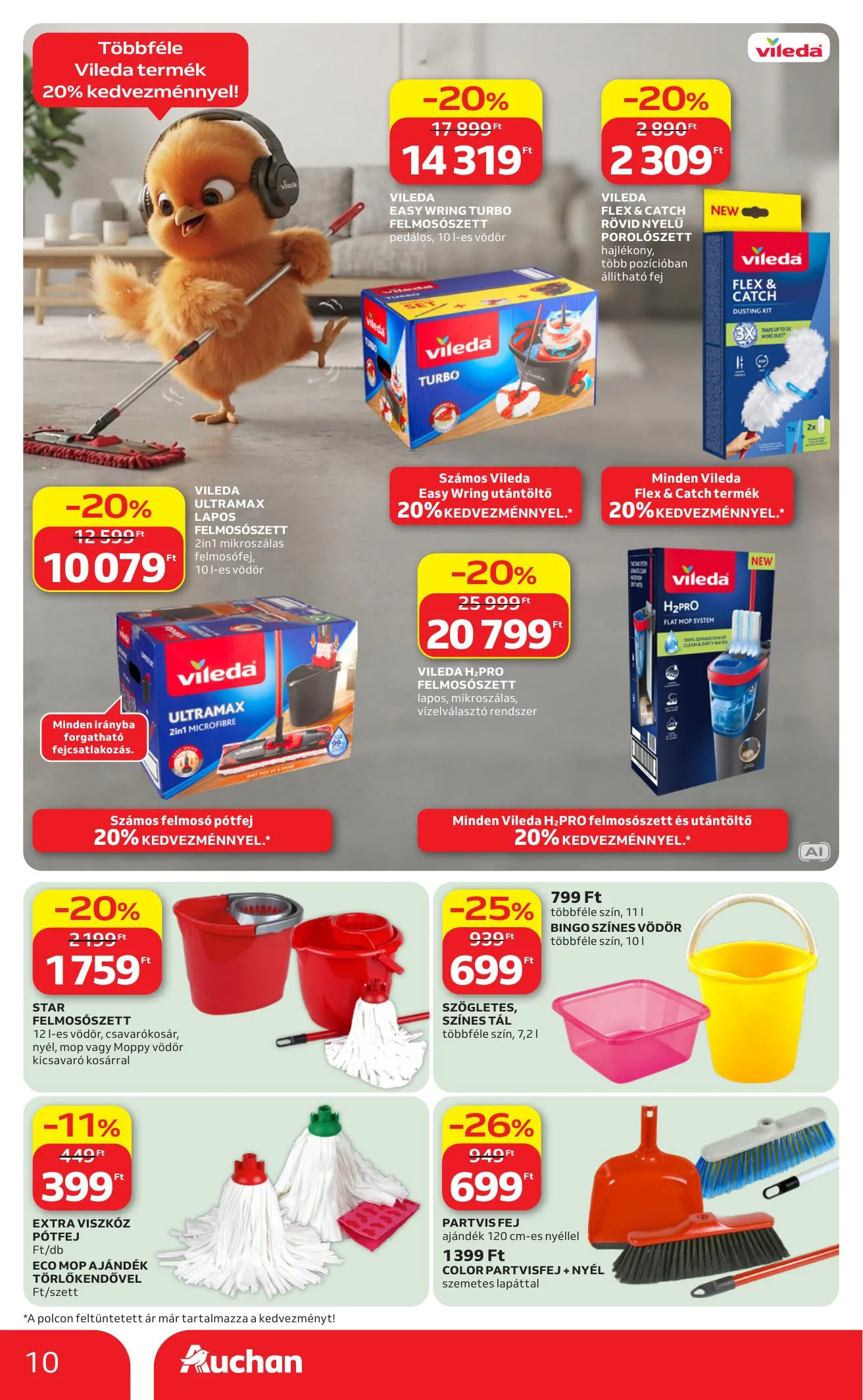 Auchan akciós újság Hipermarket őszi nagytakarítás 09.24–10.13 – 10. oldal