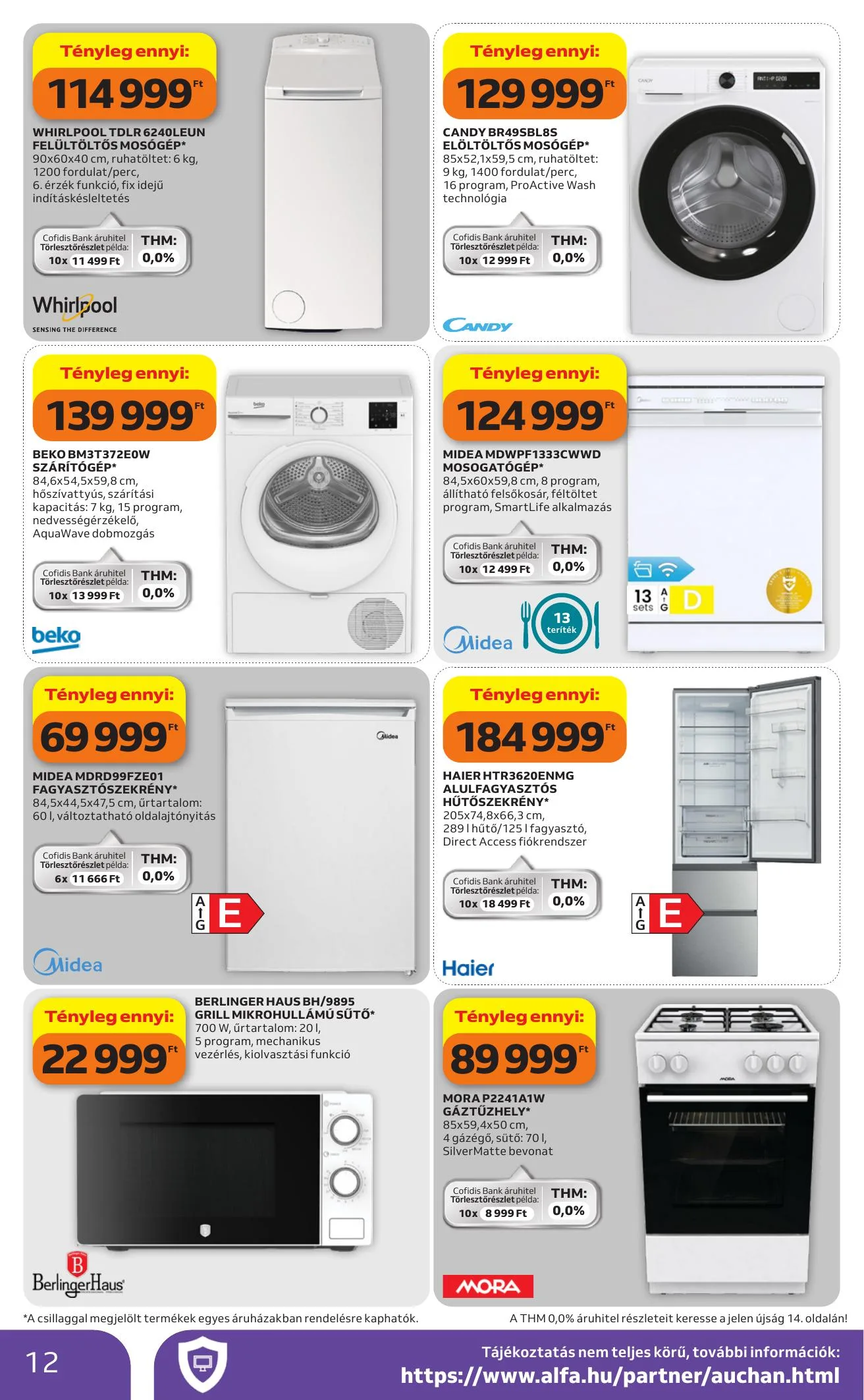 Auchan akciós újság Hipermarket őszi nagytakarítás 09.24–10.13 – 12. oldal