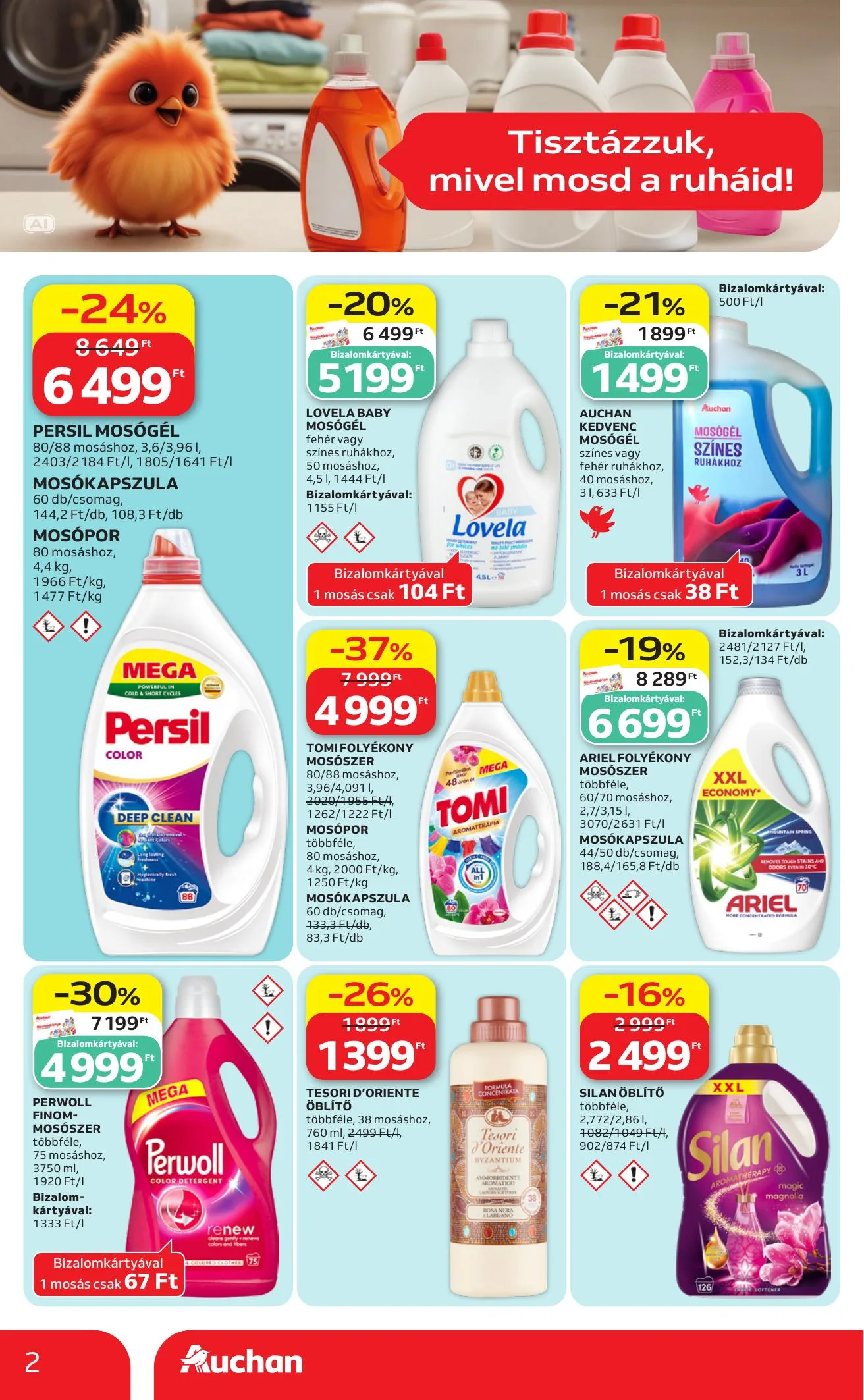 Auchan akciós újság Hipermarket őszi nagytakarítás 09.24–10.13 – 2. oldal