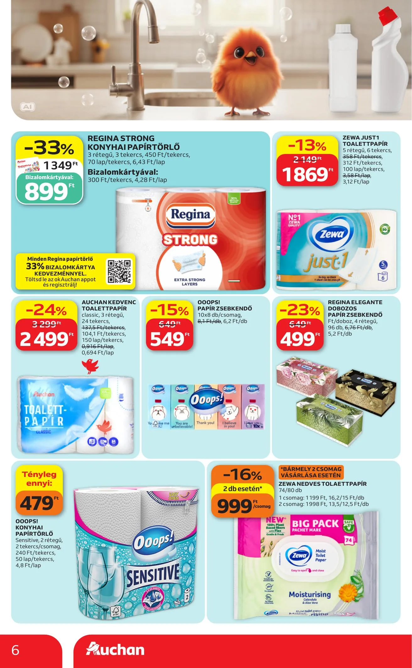 Auchan akciós újság Hipermarket őszi nagytakarítás 09.24–10.13 – 6. oldal