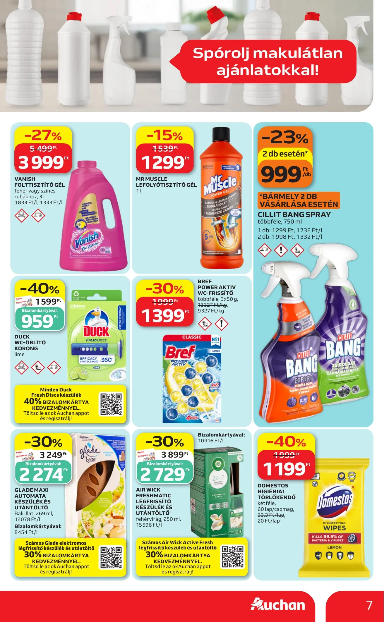 Auchan akciós újság Hipermarket őszi nagytakarítás 09.24–10.13 – 7. oldal