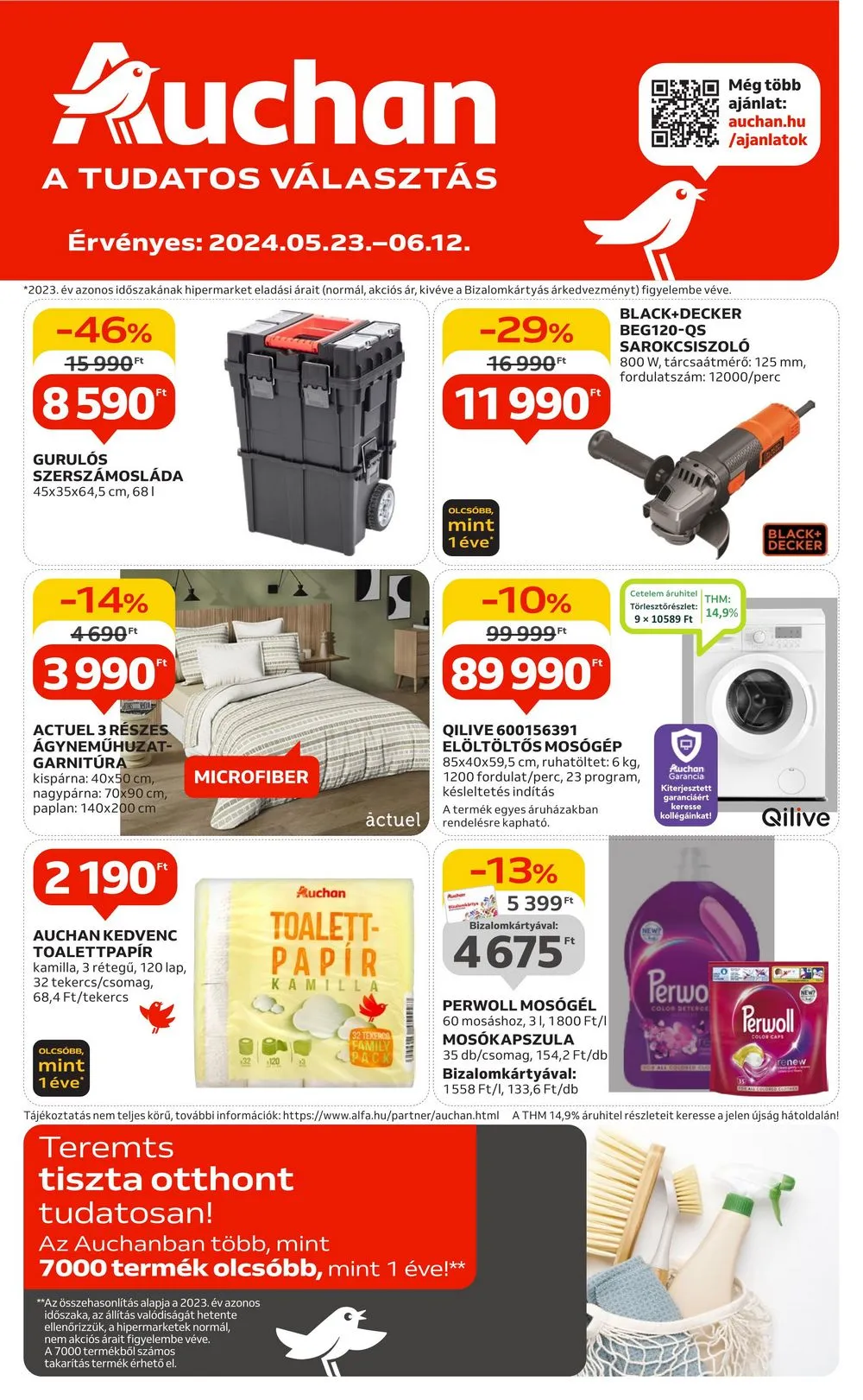 Auchan akciós újság Hipermarket otthon 05.23–06.12