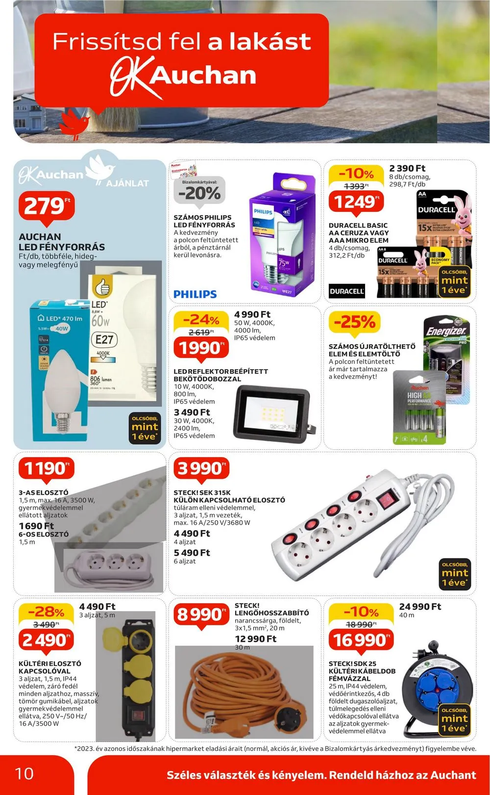Auchan akciós újság Hipermarket otthon 05.23–06.12 – 10. oldal