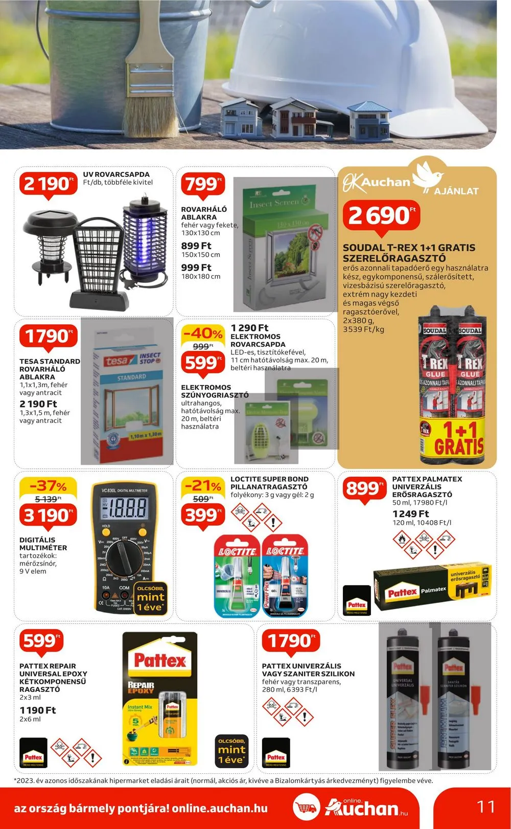 Auchan akciós újság Hipermarket otthon 05.23–06.12 – 11. oldal