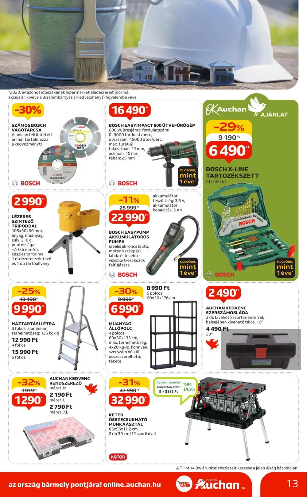 Auchan akciós újság Hipermarket otthon 05.23–06.12 – 13. oldal