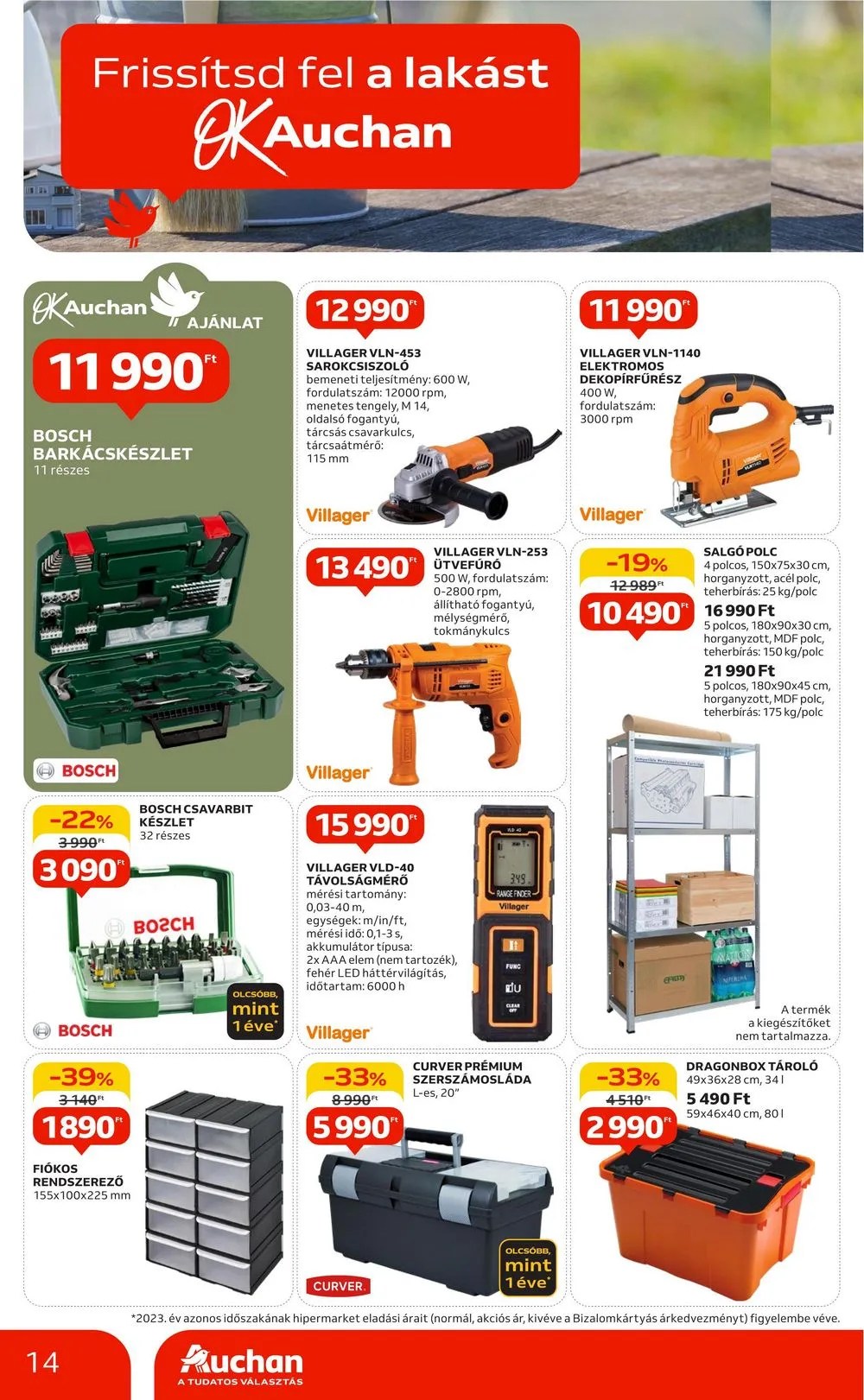 Auchan akciós újság Hipermarket otthon 05.23–06.12 – 14. oldal