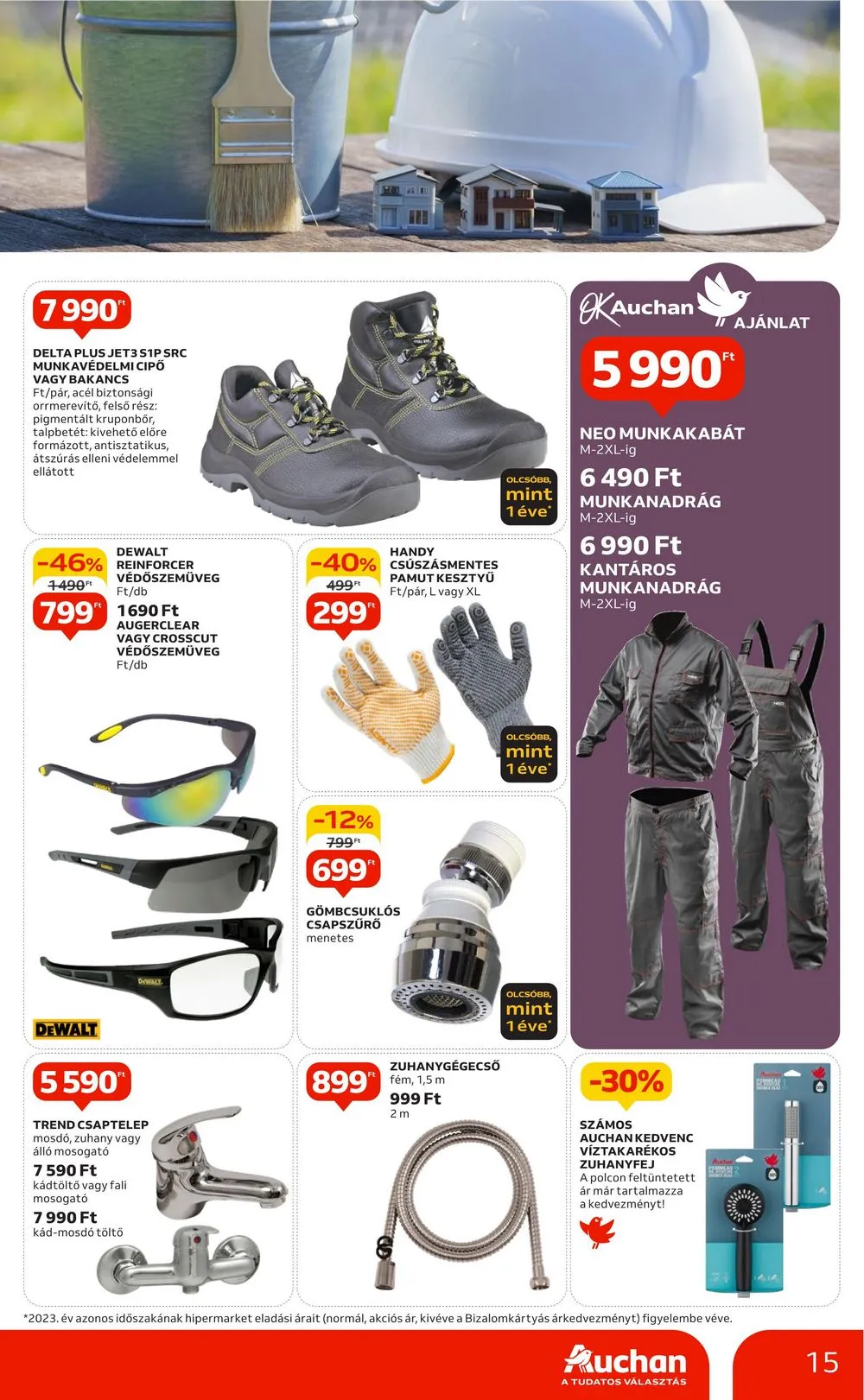 Auchan akciós újság Hipermarket otthon 05.23–06.12 – 15. oldal