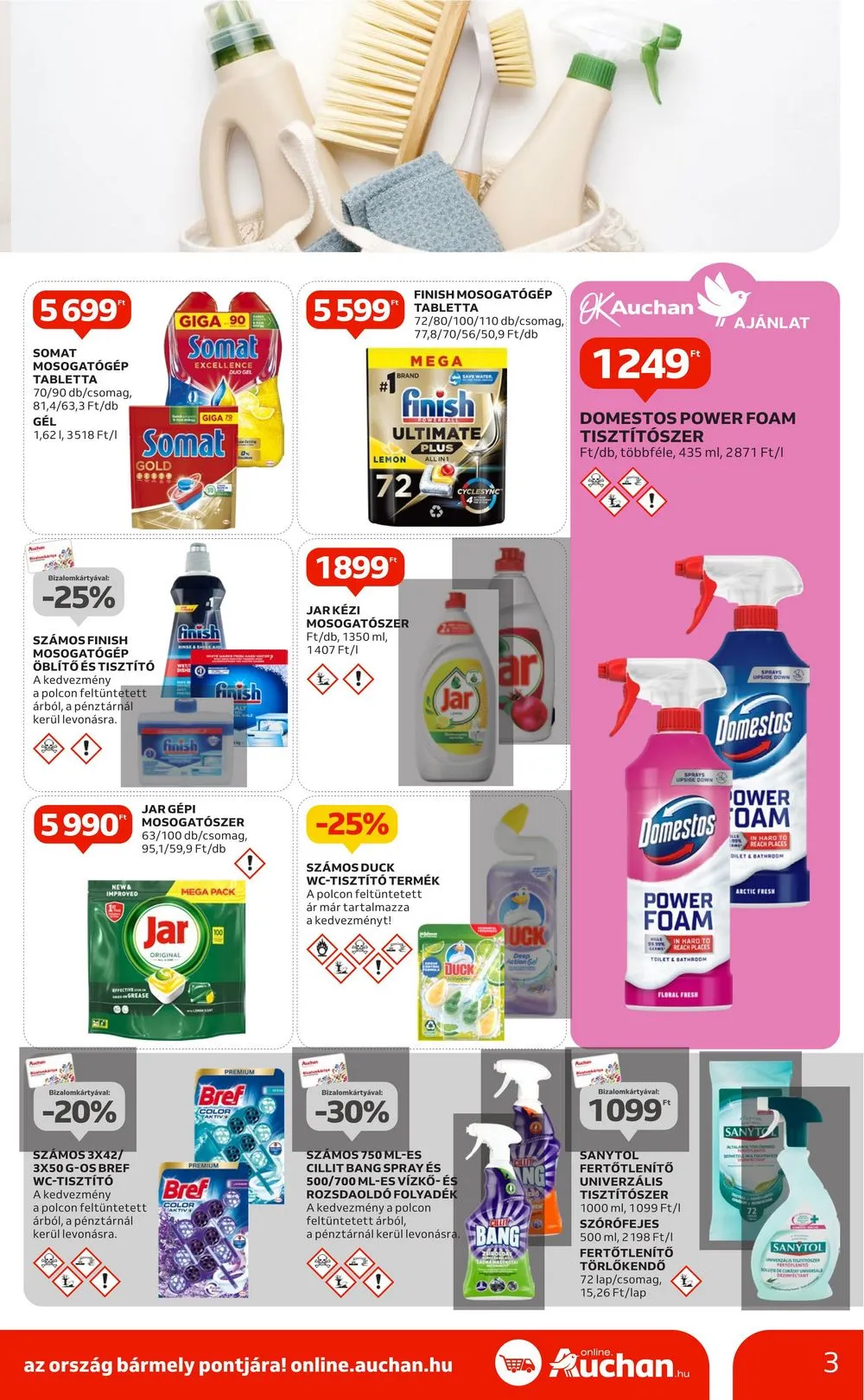 Auchan akciós újság Hipermarket otthon 05.23–06.12 – 3. oldal