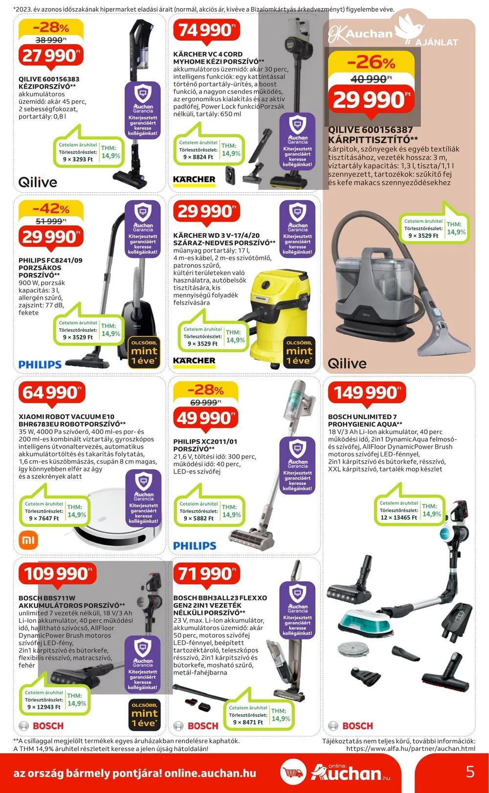 Auchan akciós újság Hipermarket otthon 05.23–06.12 – 5. oldal