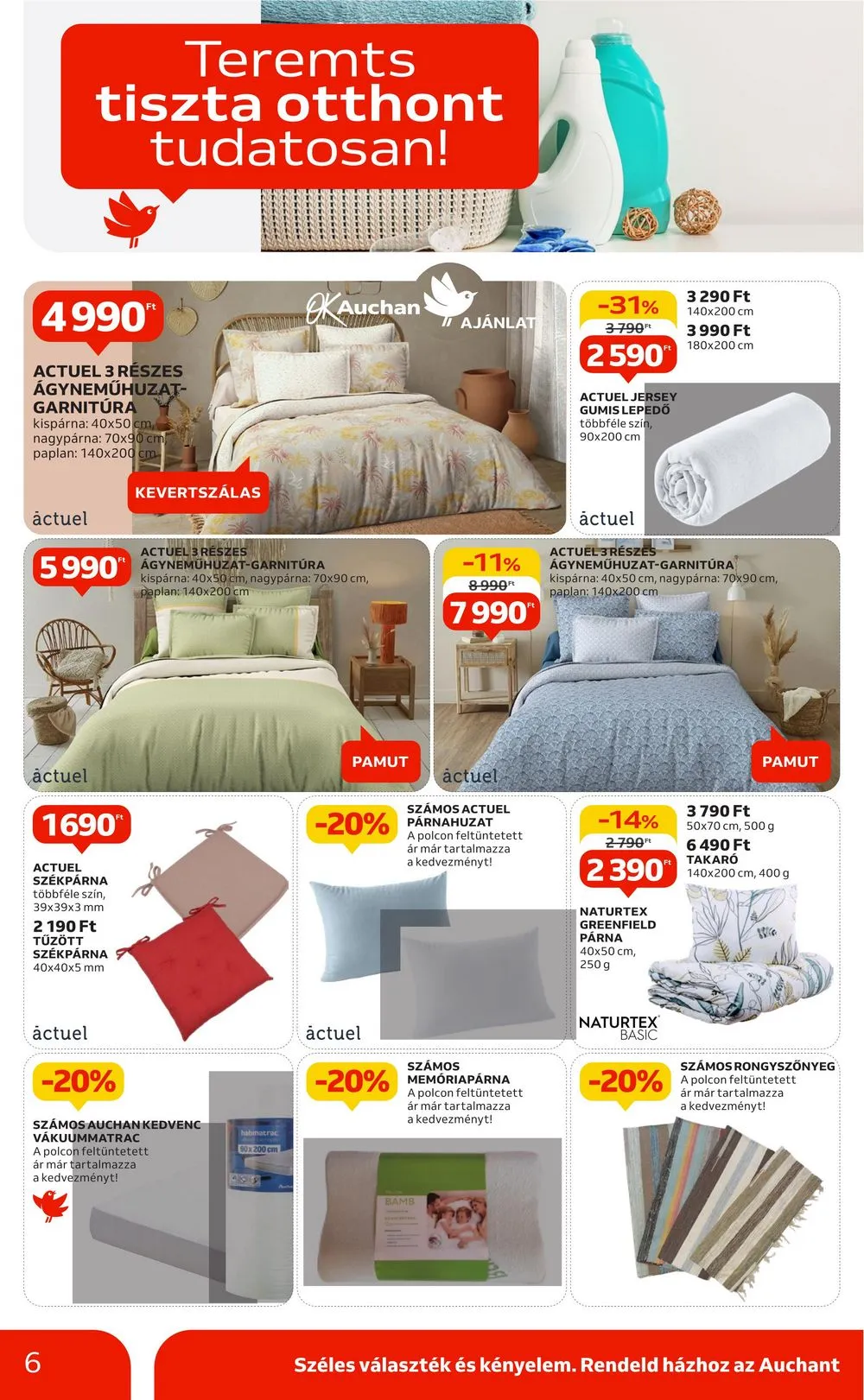 Auchan akciós újság Hipermarket otthon 05.23–06.12 – 6. oldal