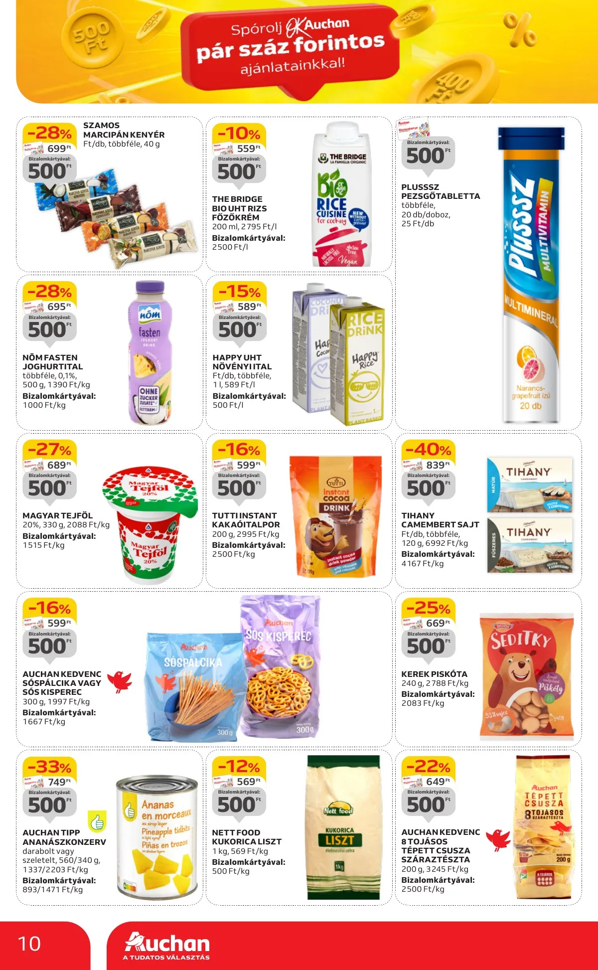 Auchan akciós újság Hipermarket parszazas ajanlatok 09.19–10.02 – 10. oldal