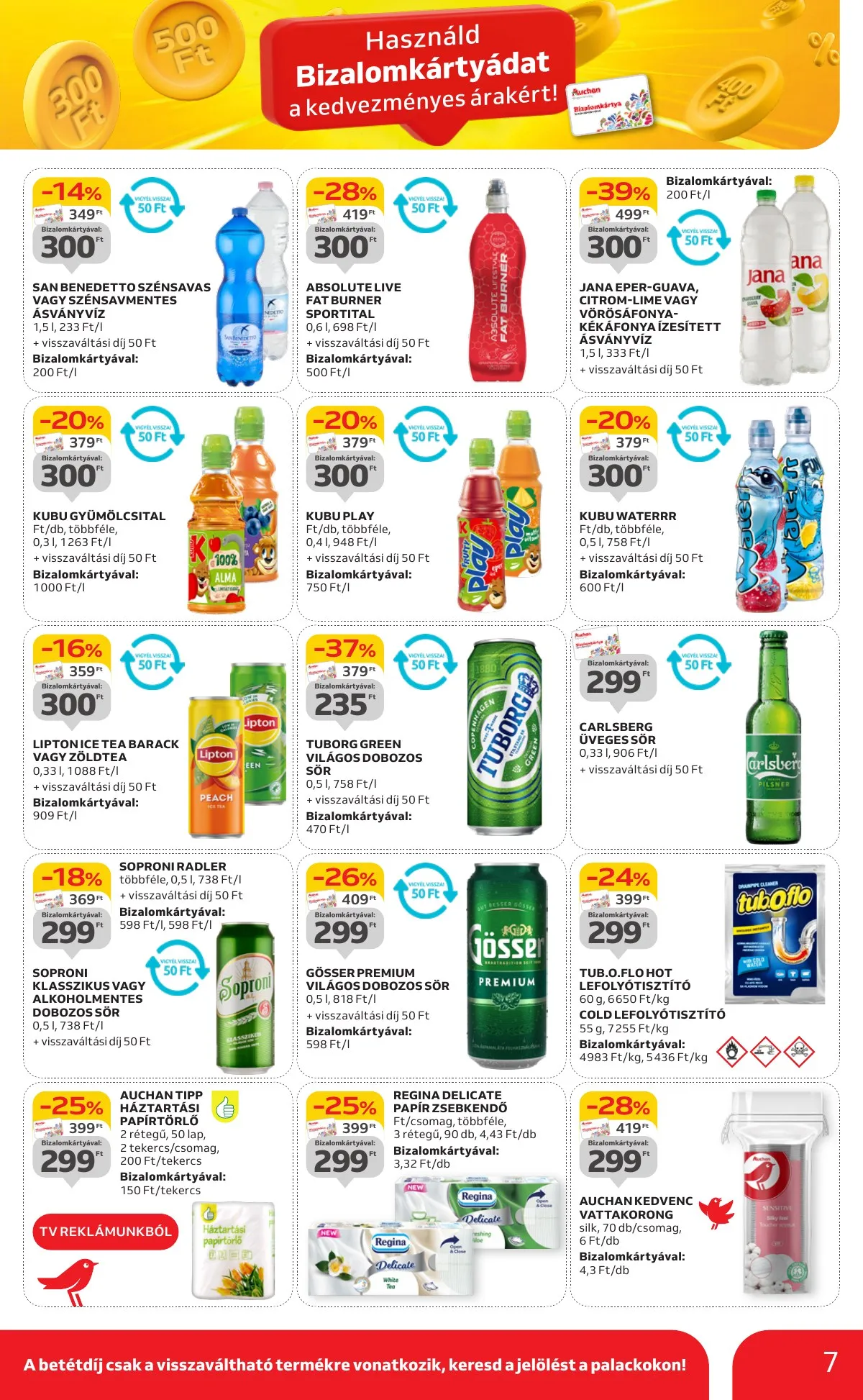 Auchan akciós újság Hipermarket parszazas ajanlatok 09.19–10.02 – 7. oldal