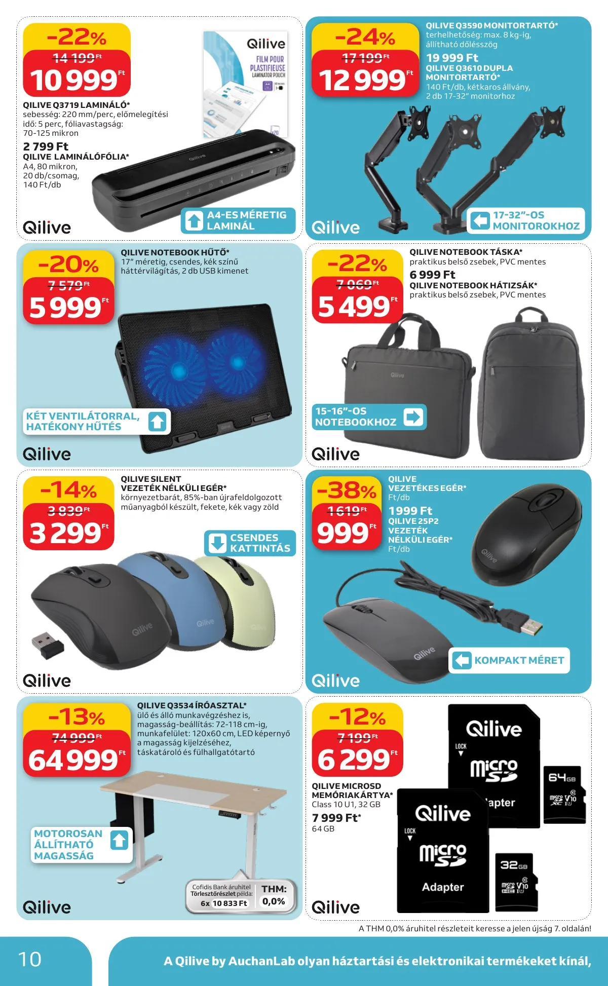 Auchan akciós újság Hipermarket Qilive 02.05–02.25 – 10. oldal