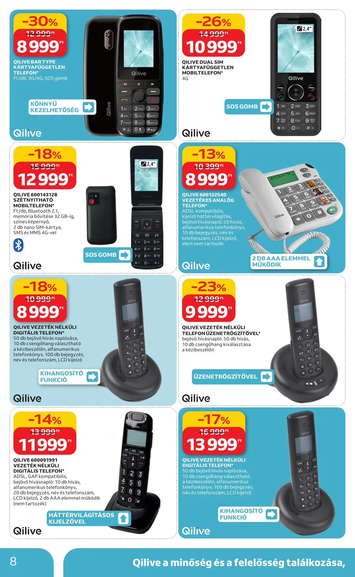 Auchan akciós újság Hipermarket Qilive 02.05–02.25 – 8. oldal