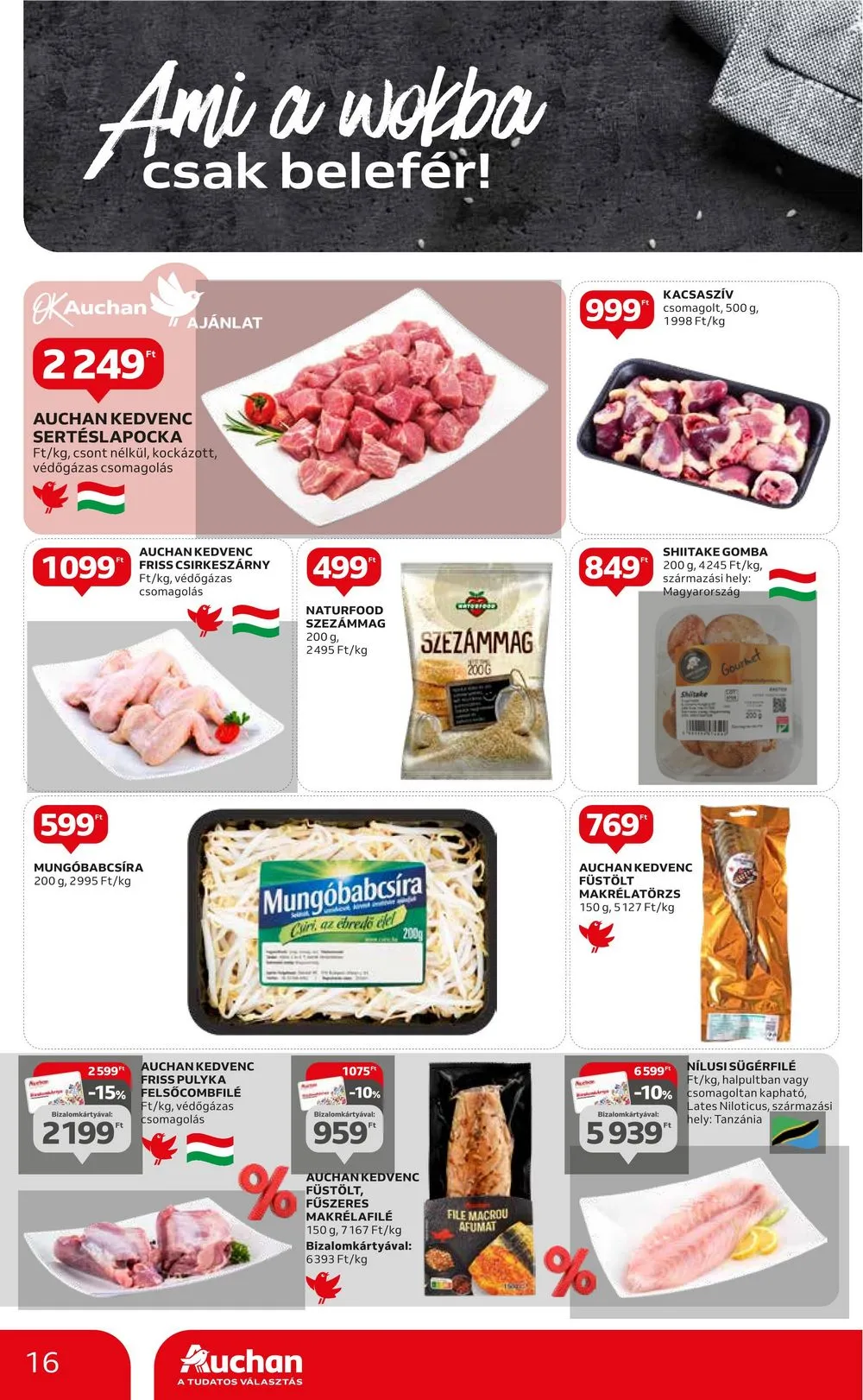 Auchan akciós újság Hipermarket reggeli és farsang 01.18–01.31 – 16. oldal