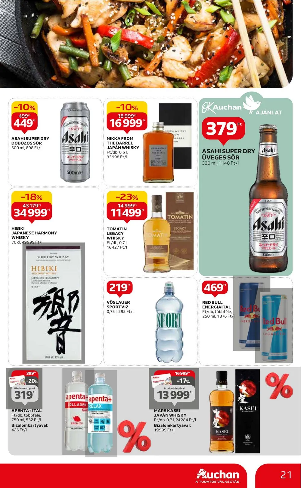 Auchan akciós újság Hipermarket reggeli és farsang 01.18–01.31 – 21. oldal
