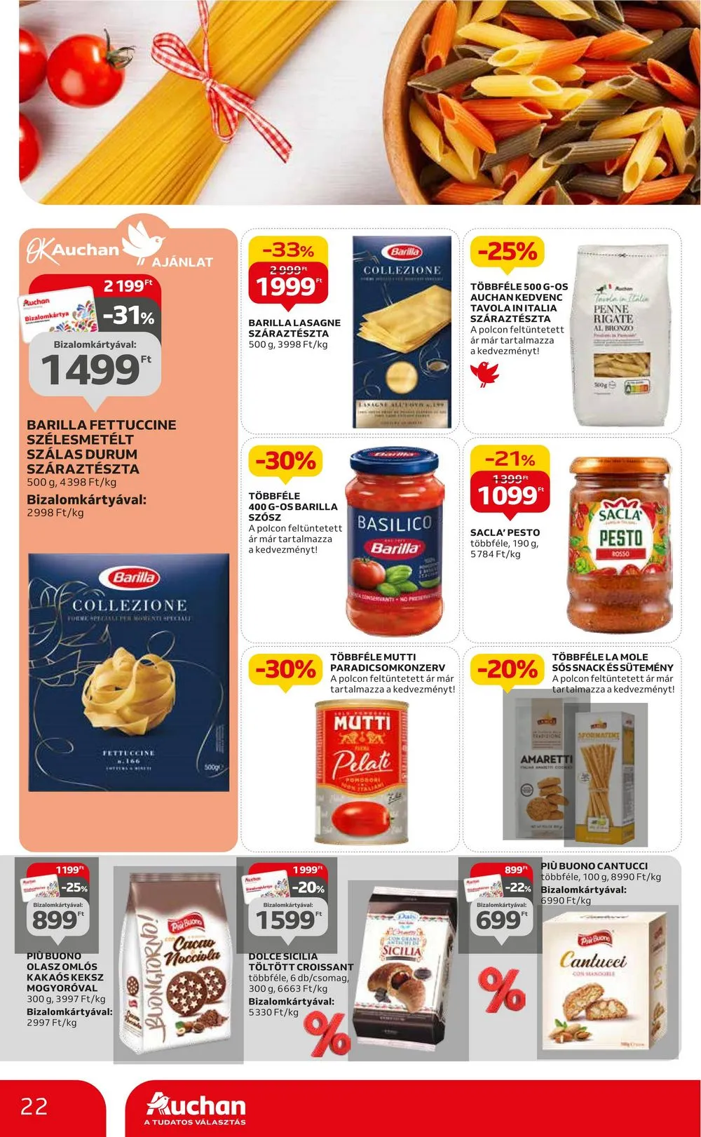 Auchan akciós újság Hipermarket reggeli és farsang 01.18–01.31 – 22. oldal