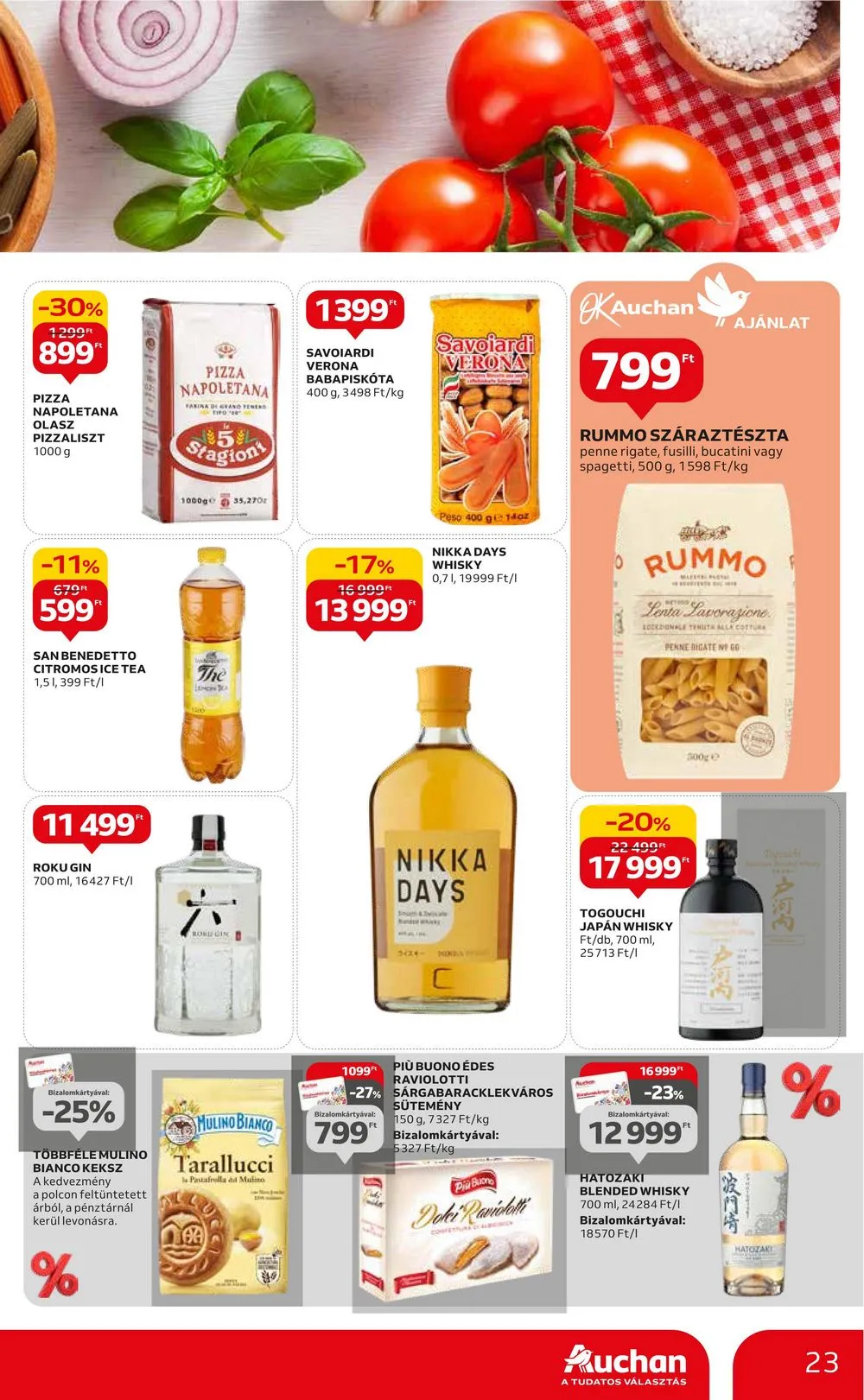 Auchan akciós újság Hipermarket reggeli és farsang 01.18–01.31 – 23. oldal