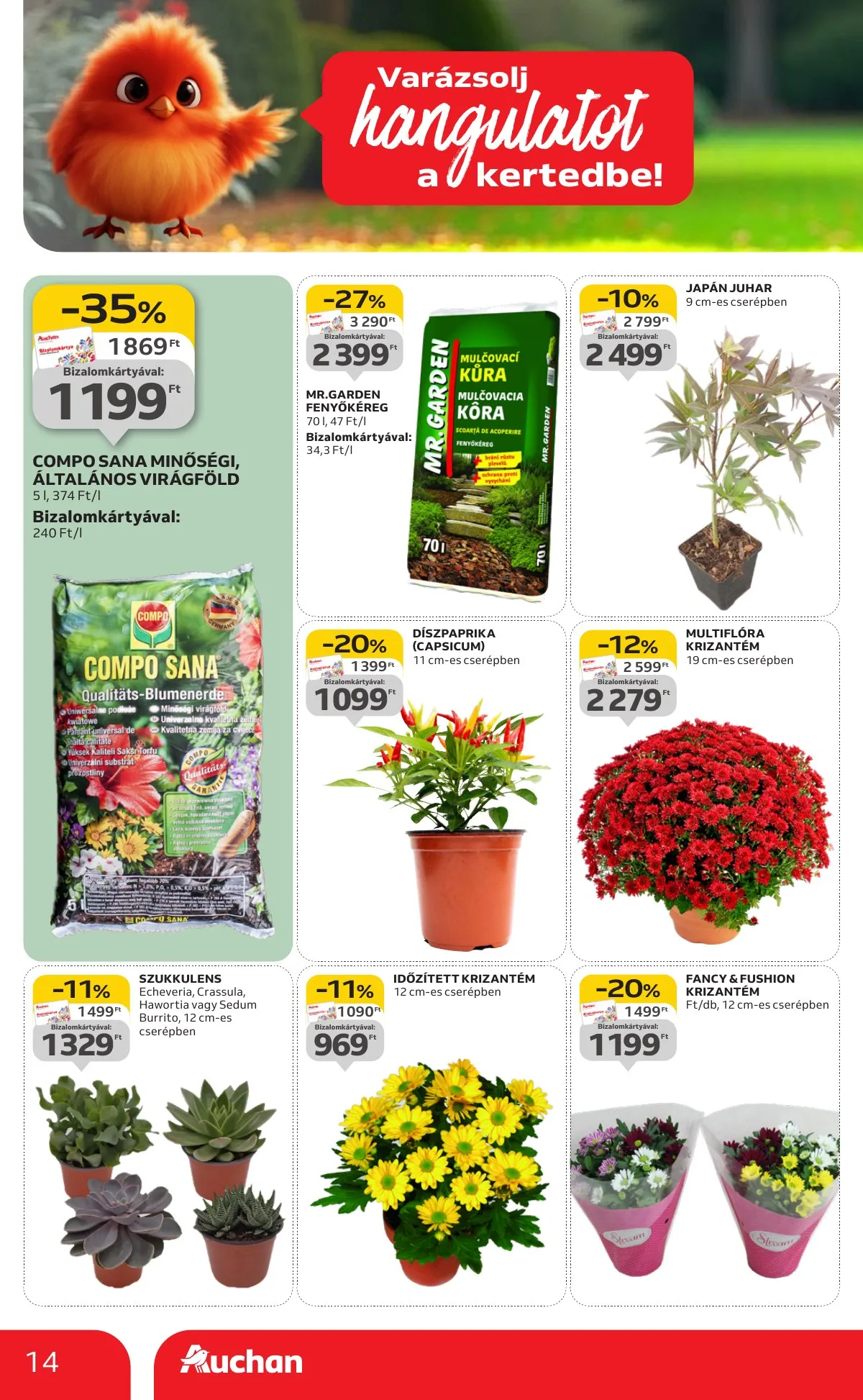 Auchan akciós újság Hipermarket Retro 09.04–09.17 – 14. oldal