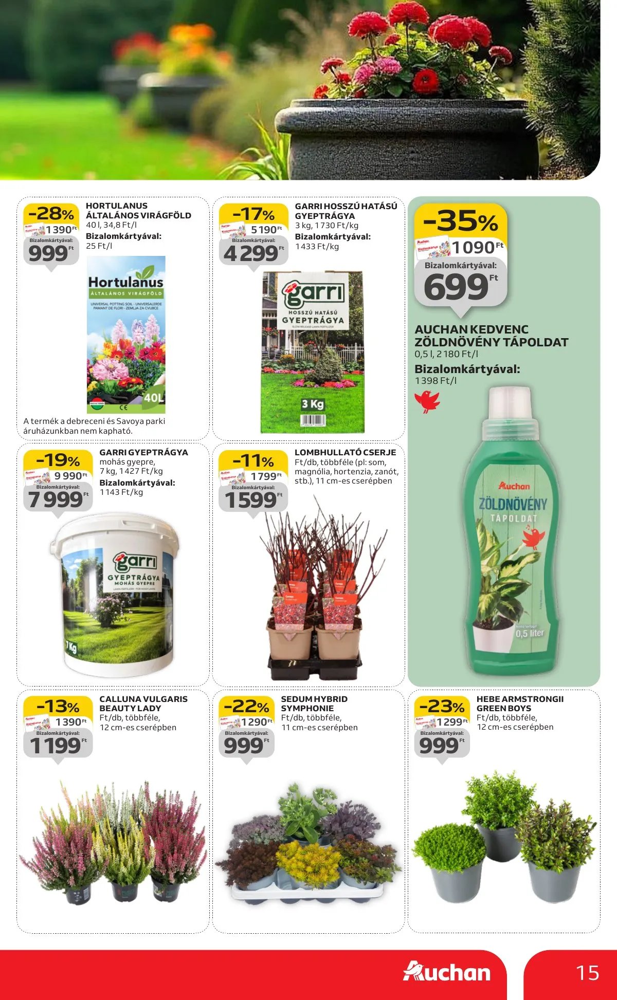 Auchan akciós újság Hipermarket Retro 09.04–09.17 – 15. oldal