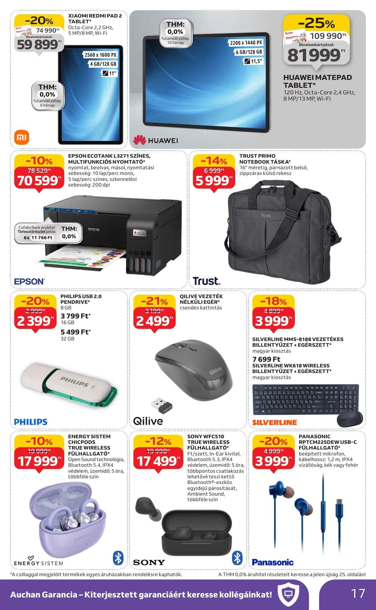 Auchan akciós újság Hipermarket Retro 09.04–09.17 – 17. oldal