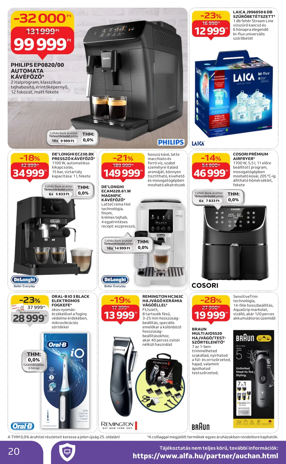 Auchan akciós újság Hipermarket Retro 09.04–09.17 – 20. oldal