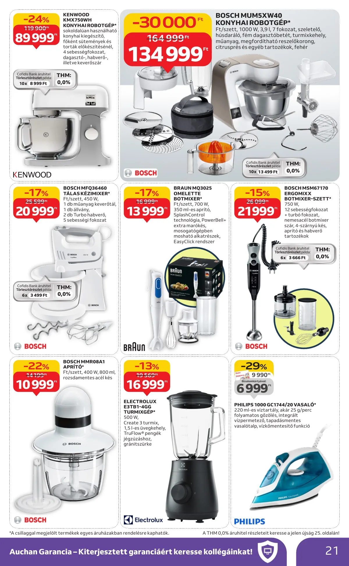 Auchan akciós újság Hipermarket Retro 09.04–09.17 – 21. oldal