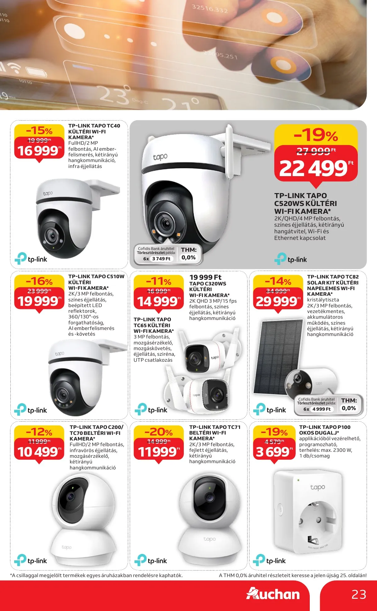 Auchan akciós újság Hipermarket Retro 09.04–09.17 – 23. oldal