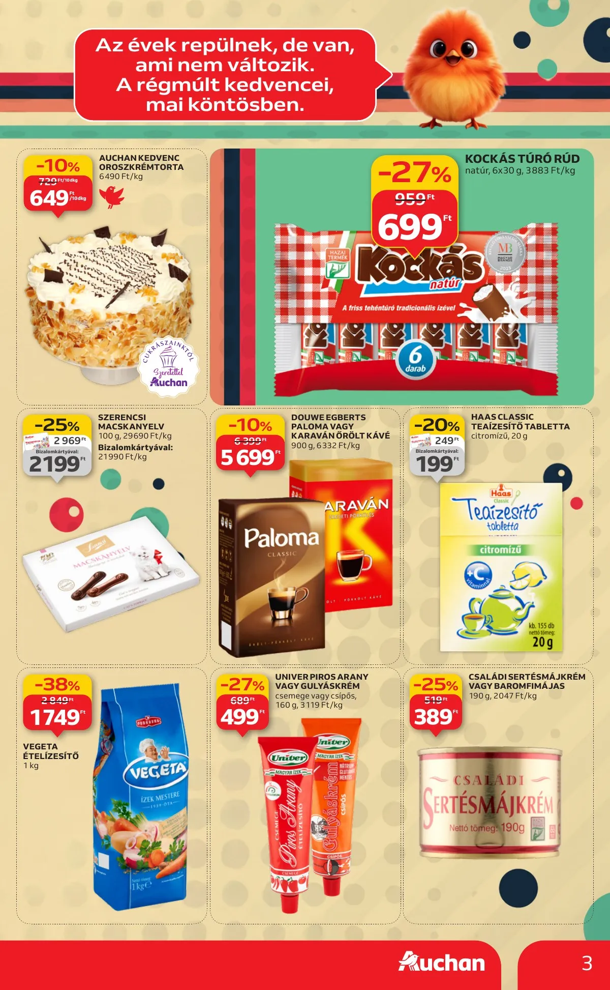 Auchan akciós újság Hipermarket Retro 09.04–09.17 – 3. oldal