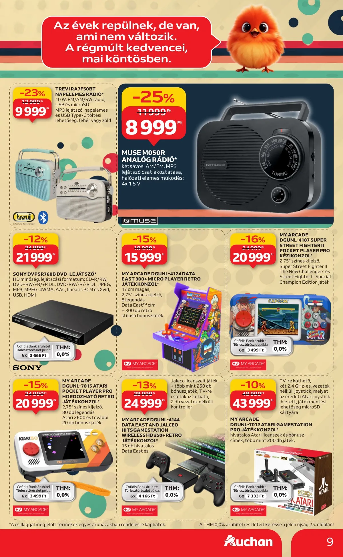 Auchan akciós újság Hipermarket Retro 09.04–09.17 – 9. oldal