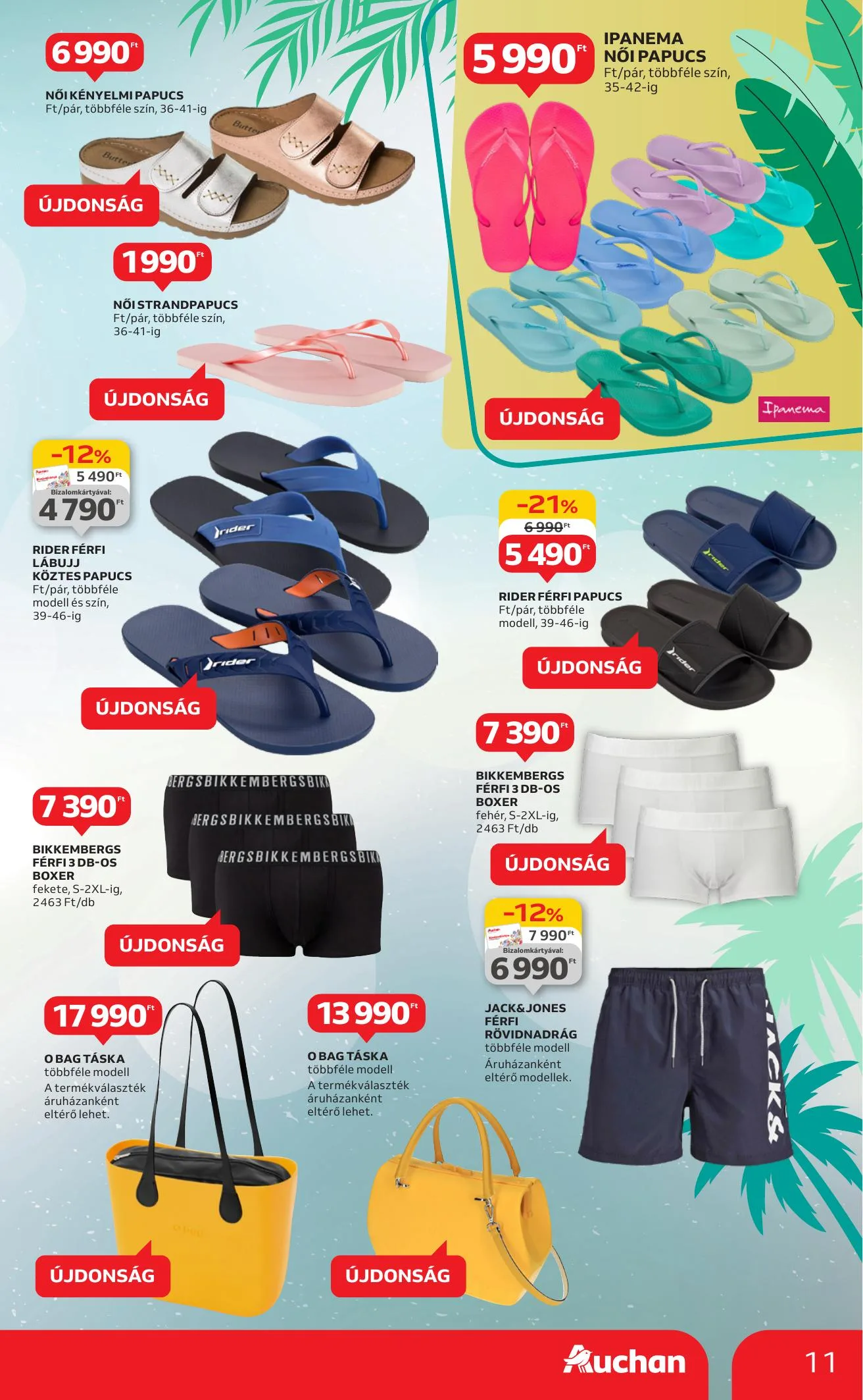 Auchan akciós újság Hipermarket Ruhazat 07.01–07.30 – 11. oldal