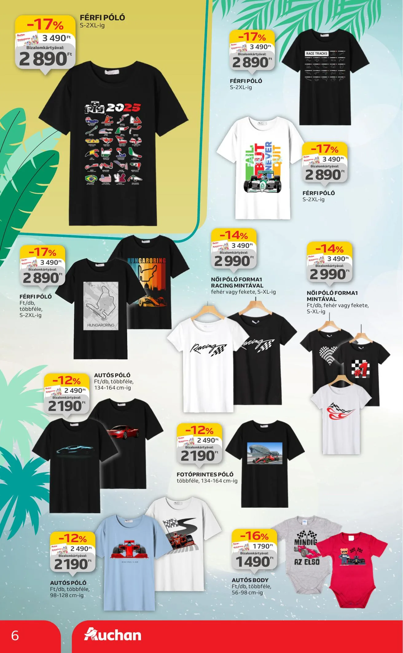 Auchan akciós újság Hipermarket Ruhazat 07.01–07.30 – 6. oldal