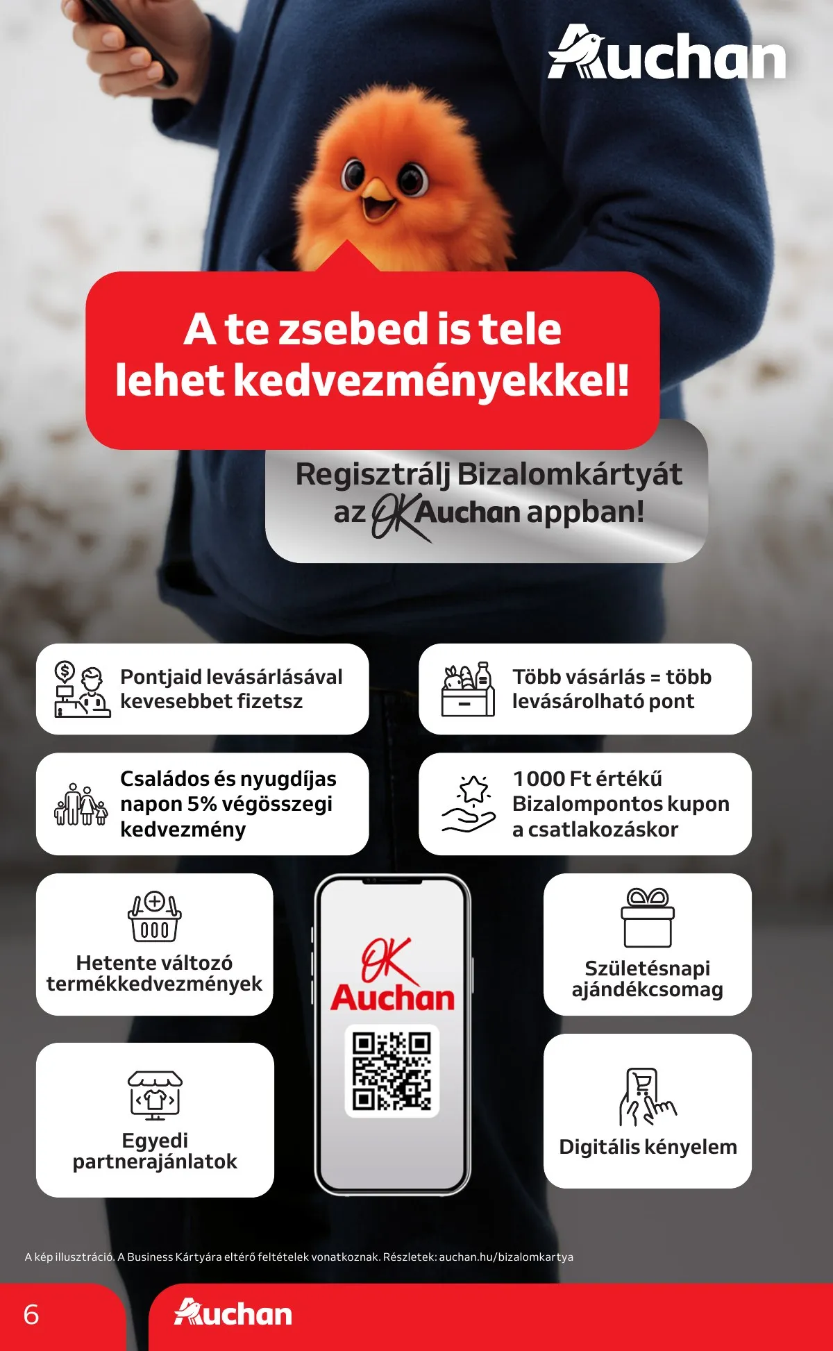 Auchan akciós újság Hipermarket Sajat markas 01.22–02.04 – 6. oldal