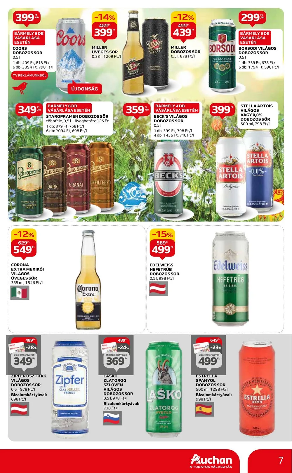 Auchan akciós újság Hipermarket sor 03.07–03.30 – 7. oldal
