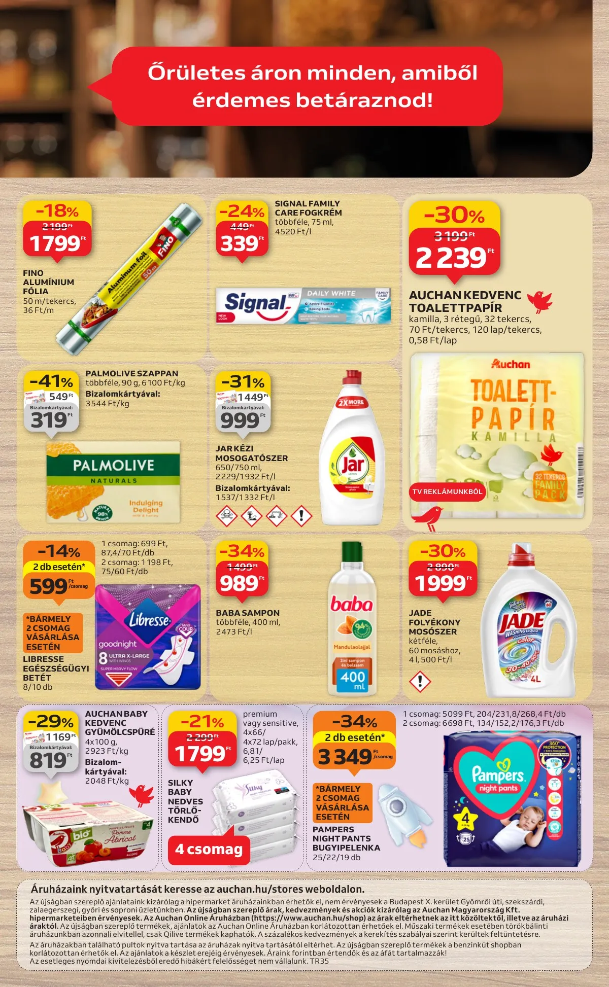 Auchan akciós újság Hipermarket Spajz 08.28–09.10 – 5. oldal