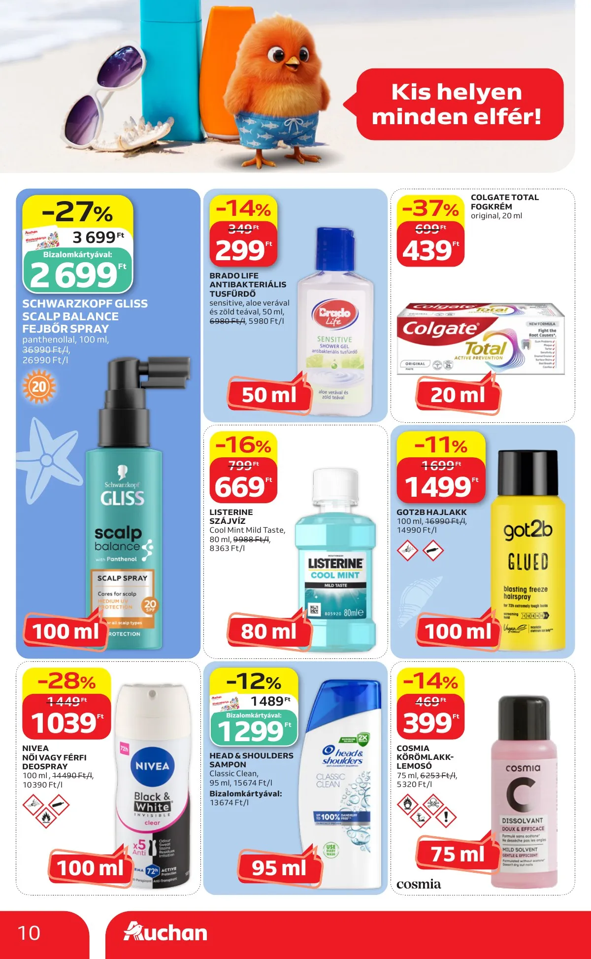 Auchan akciós újság Hipermarket Strand idoszak 05.14–05.27 – 10. oldal