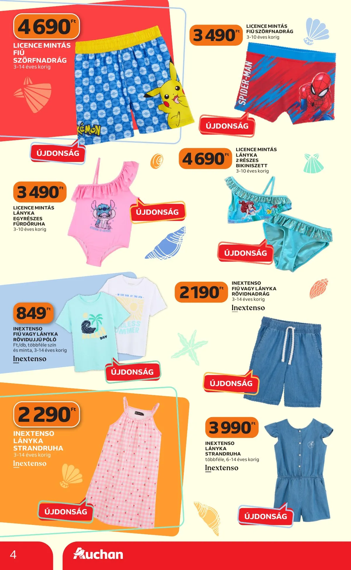 Auchan akciós újság Hipermarket Strand idoszak 05.14–05.27 – 4. oldal