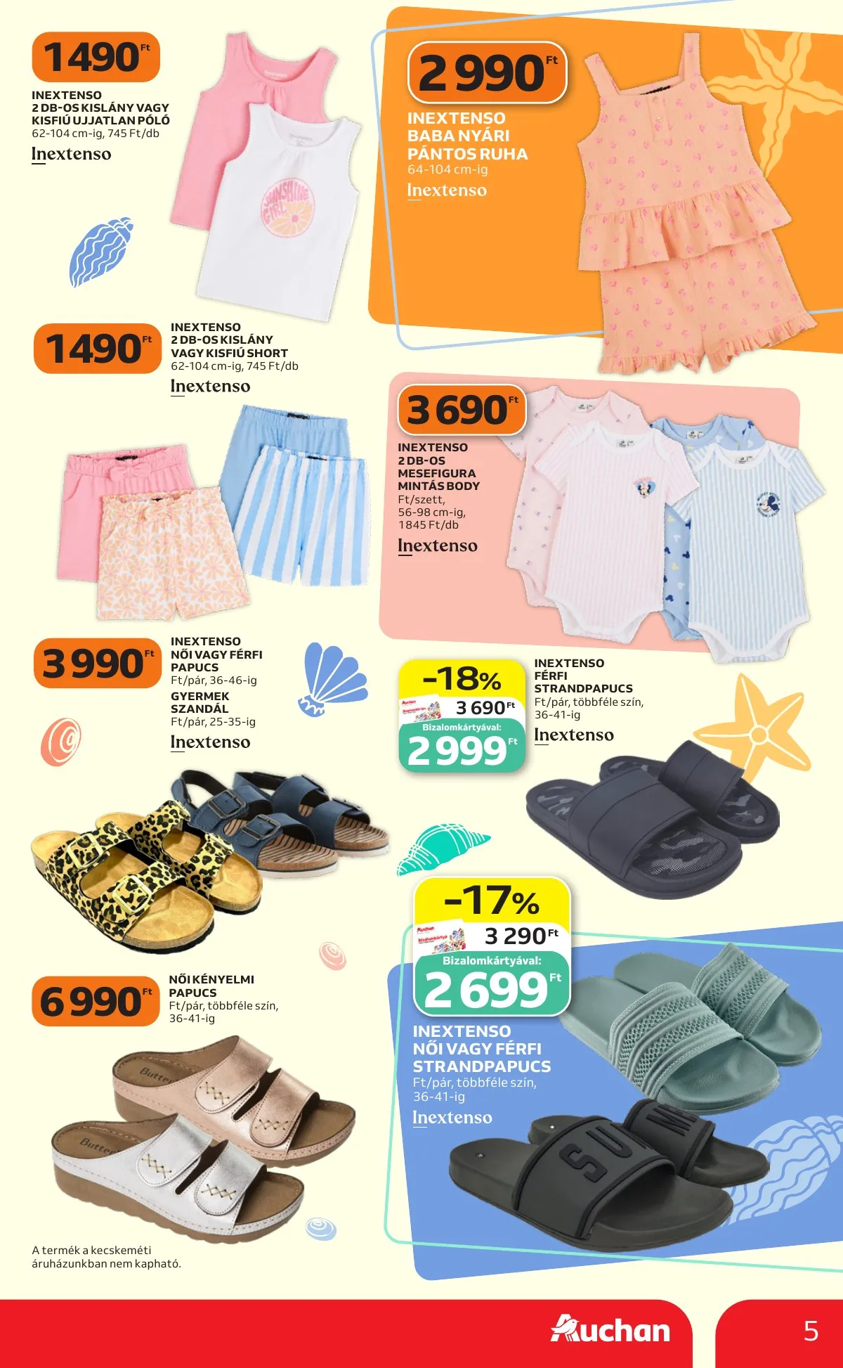 Auchan akciós újság Hipermarket Strand idoszak 05.14–05.27 – 5. oldal
