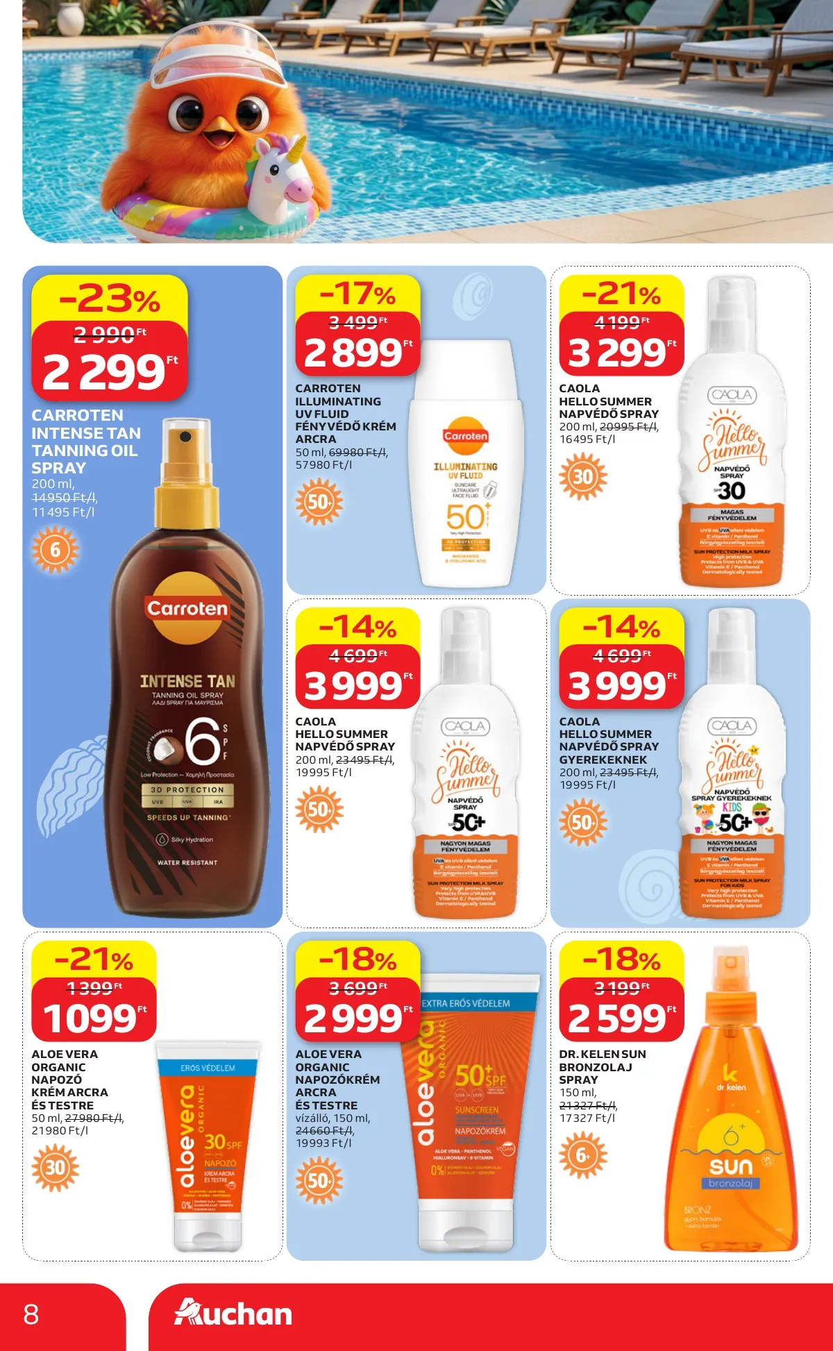 Auchan akciós újság Hipermarket Strand idoszak 05.14–05.27 – 8. oldal
