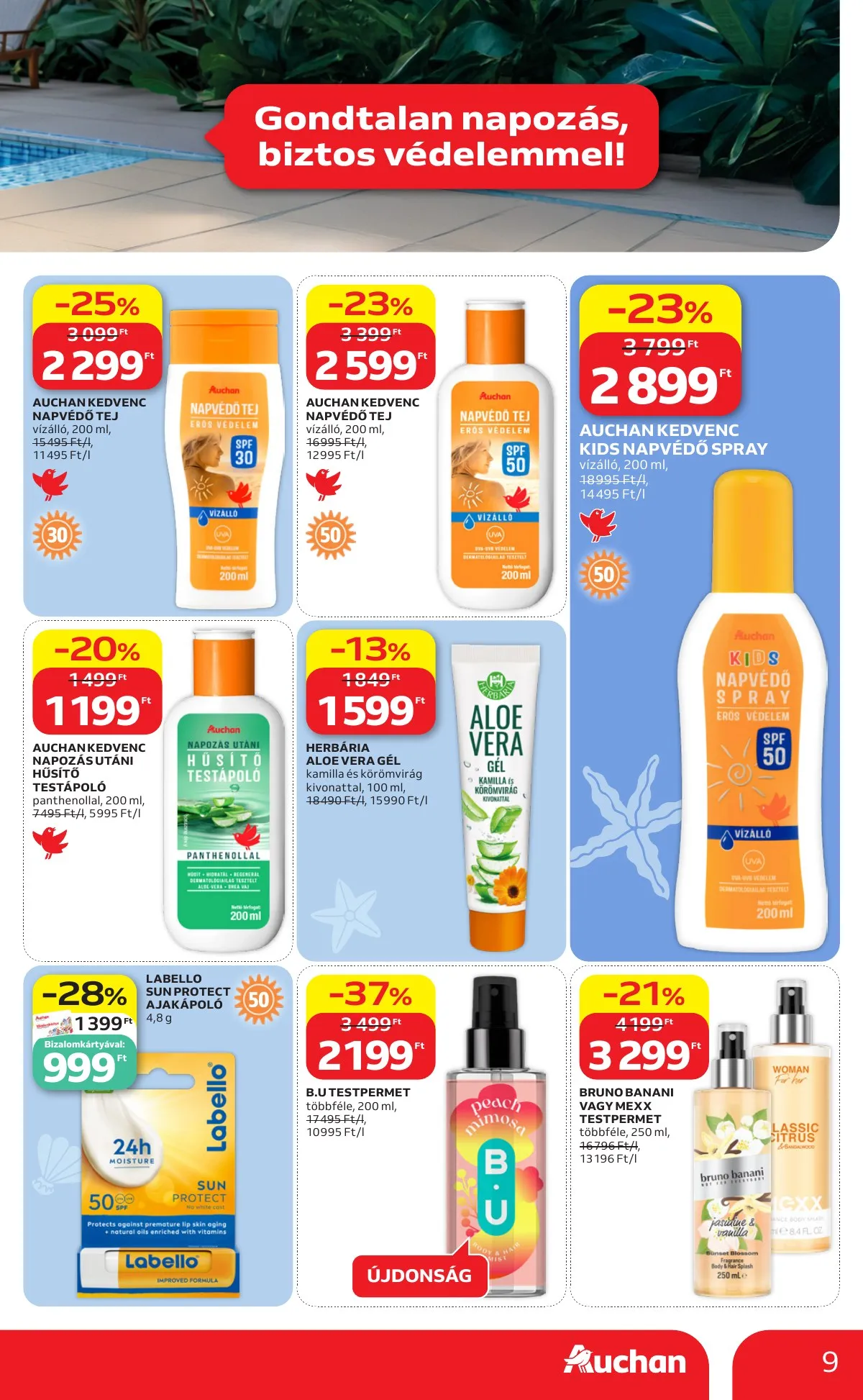 Auchan akciós újság Hipermarket Strand idoszak 05.14–05.27 – 9. oldal
