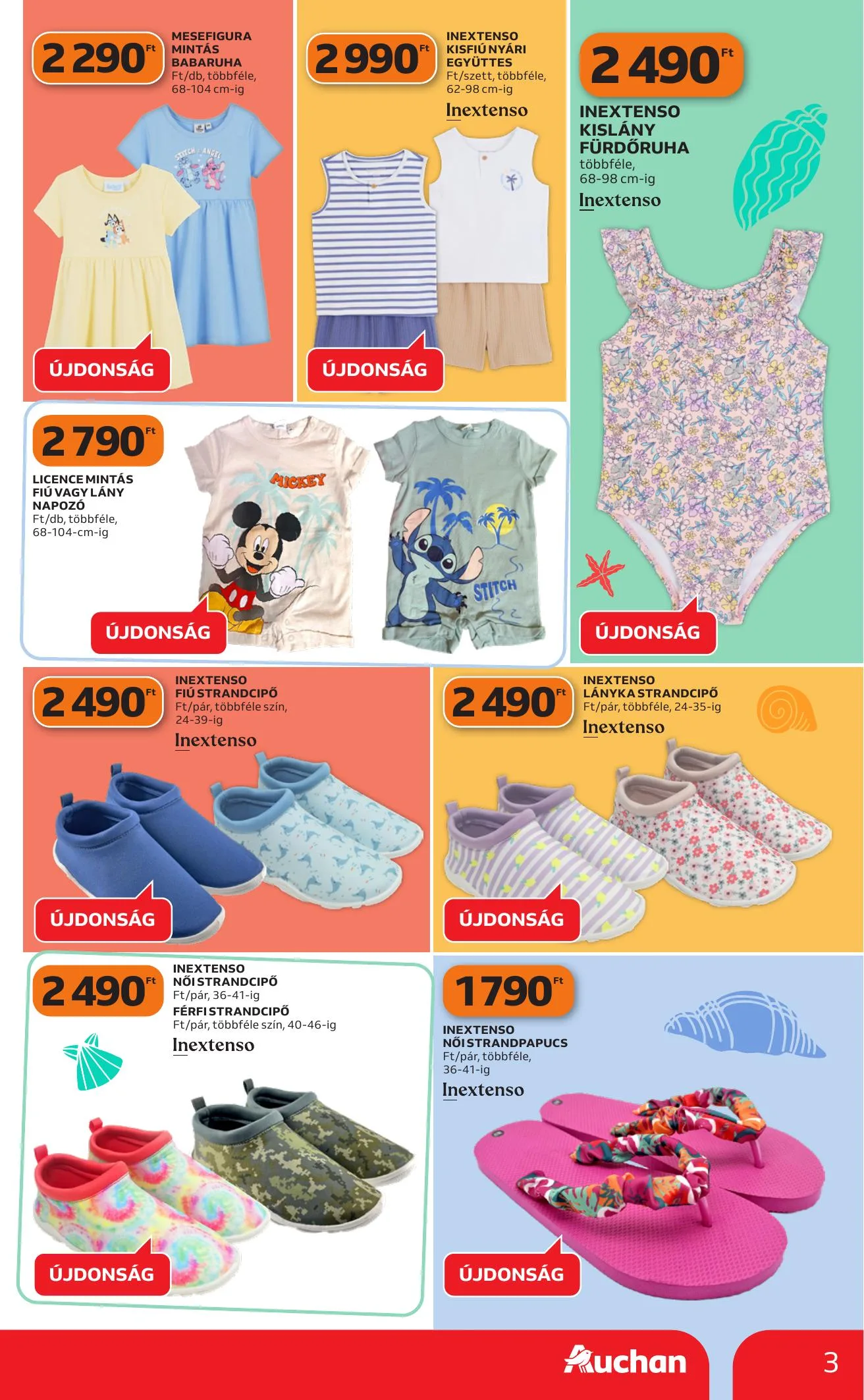 Auchan akciós újság Hipermarket Strand 05.28–06.10 – 3. oldal