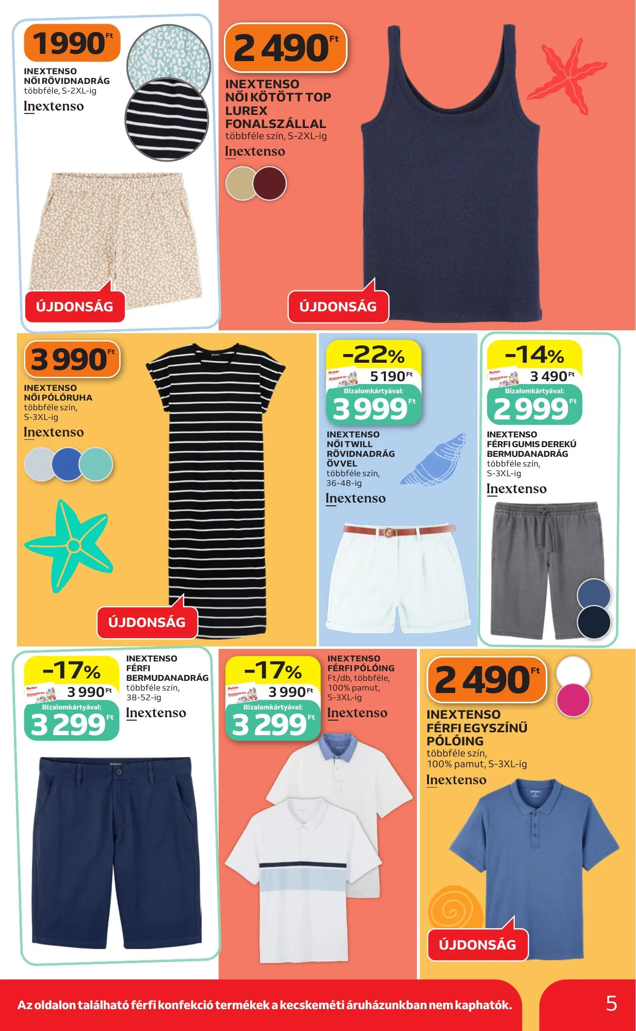Auchan akciós újság Hipermarket Strand 05.28–06.10 – 5. oldal