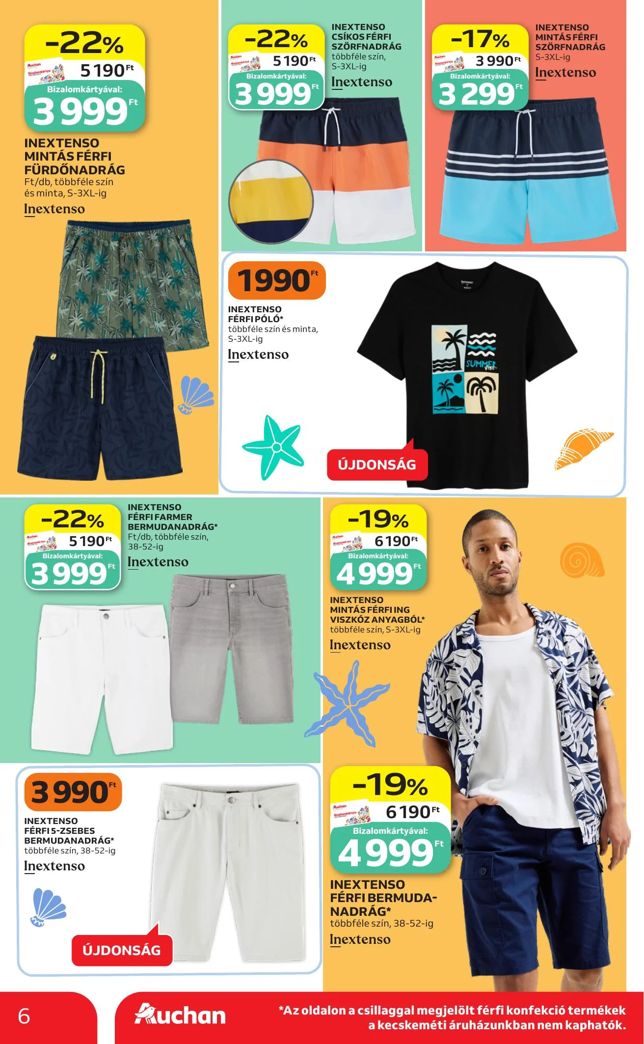 Auchan akciós újság Hipermarket Strand 05.28–06.10 – 6. oldal