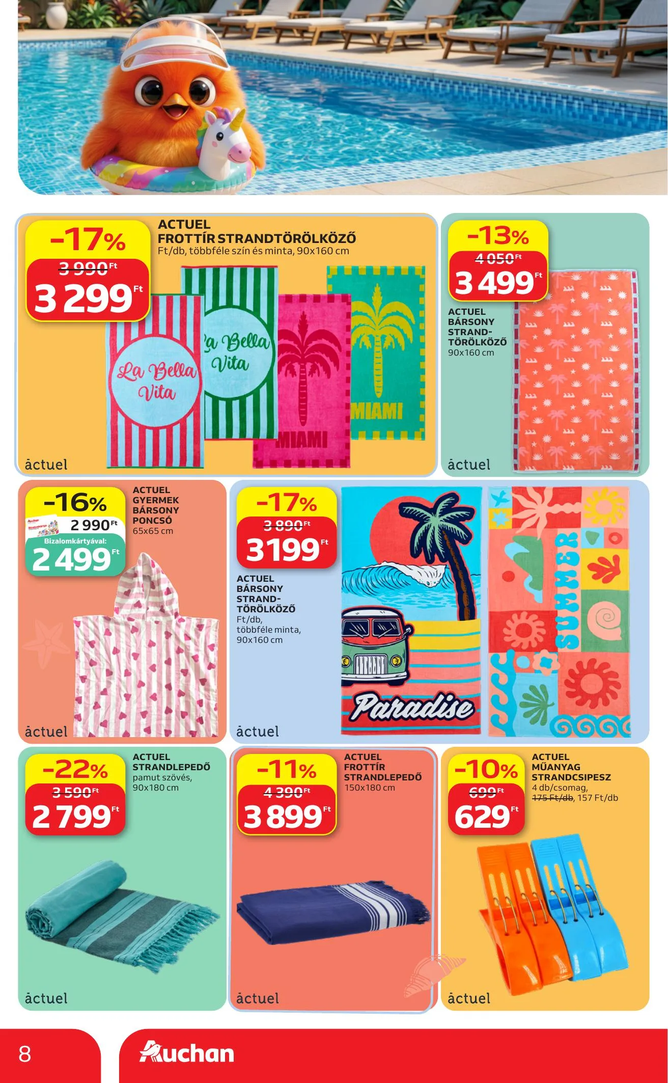 Auchan akciós újság Hipermarket Strand 05.28–06.10 – 8. oldal