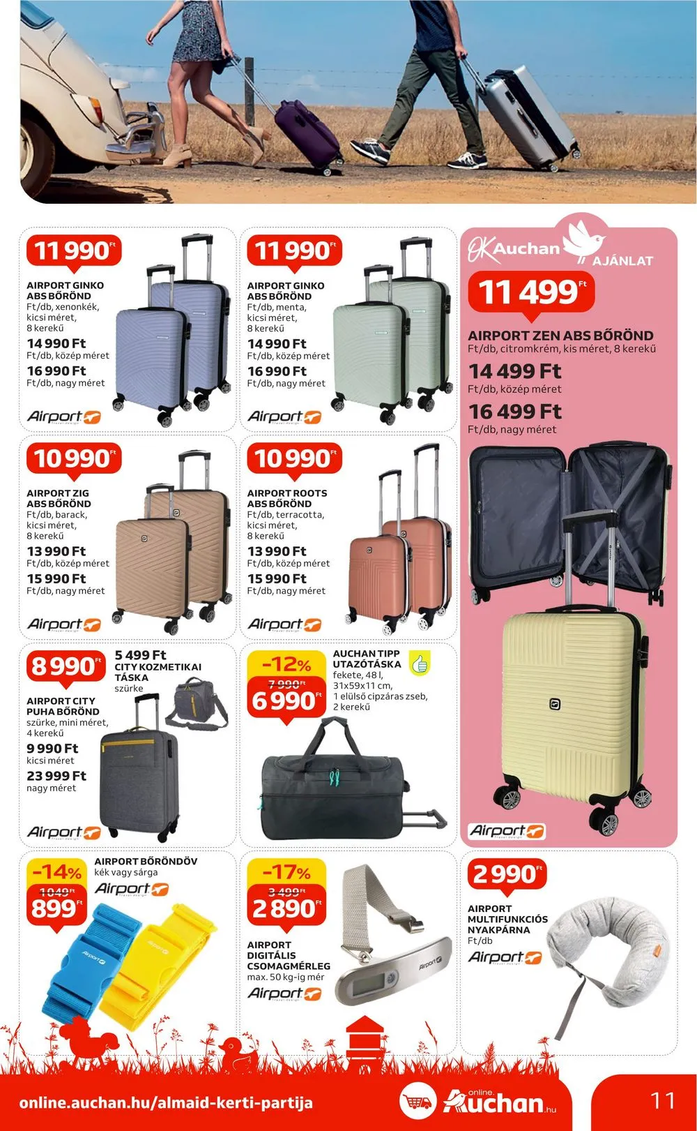 Auchan akciós újság Hipermarket szabadido 03.21–04.17 – 11. oldal