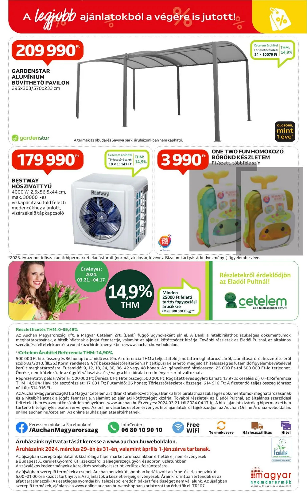 Auchan akciós újság Hipermarket szabadido 03.21–04.17 – 12. oldal