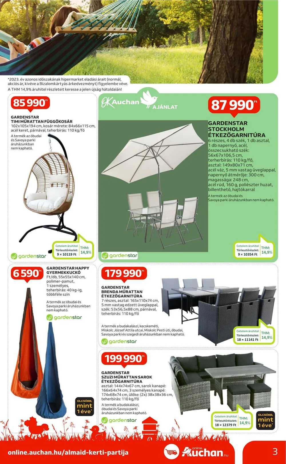 Auchan akciós újság Hipermarket szabadido 03.21–04.17 – 3. oldal